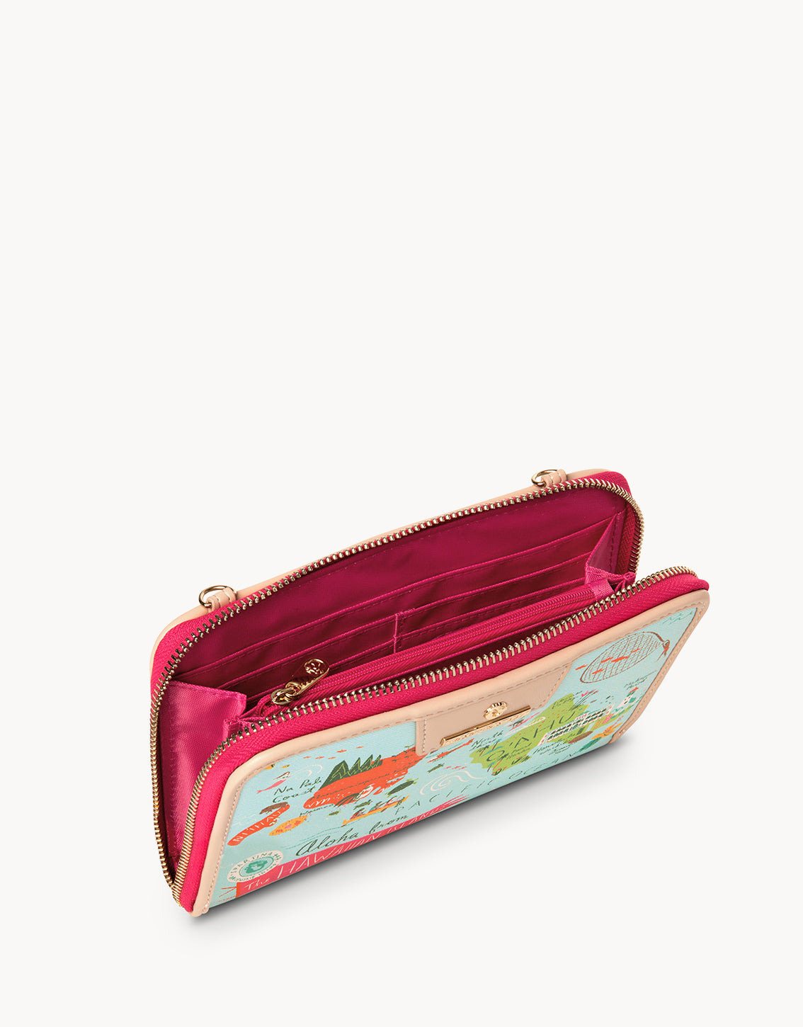 Hawaiian Islands All-in-One Phone Crossbody