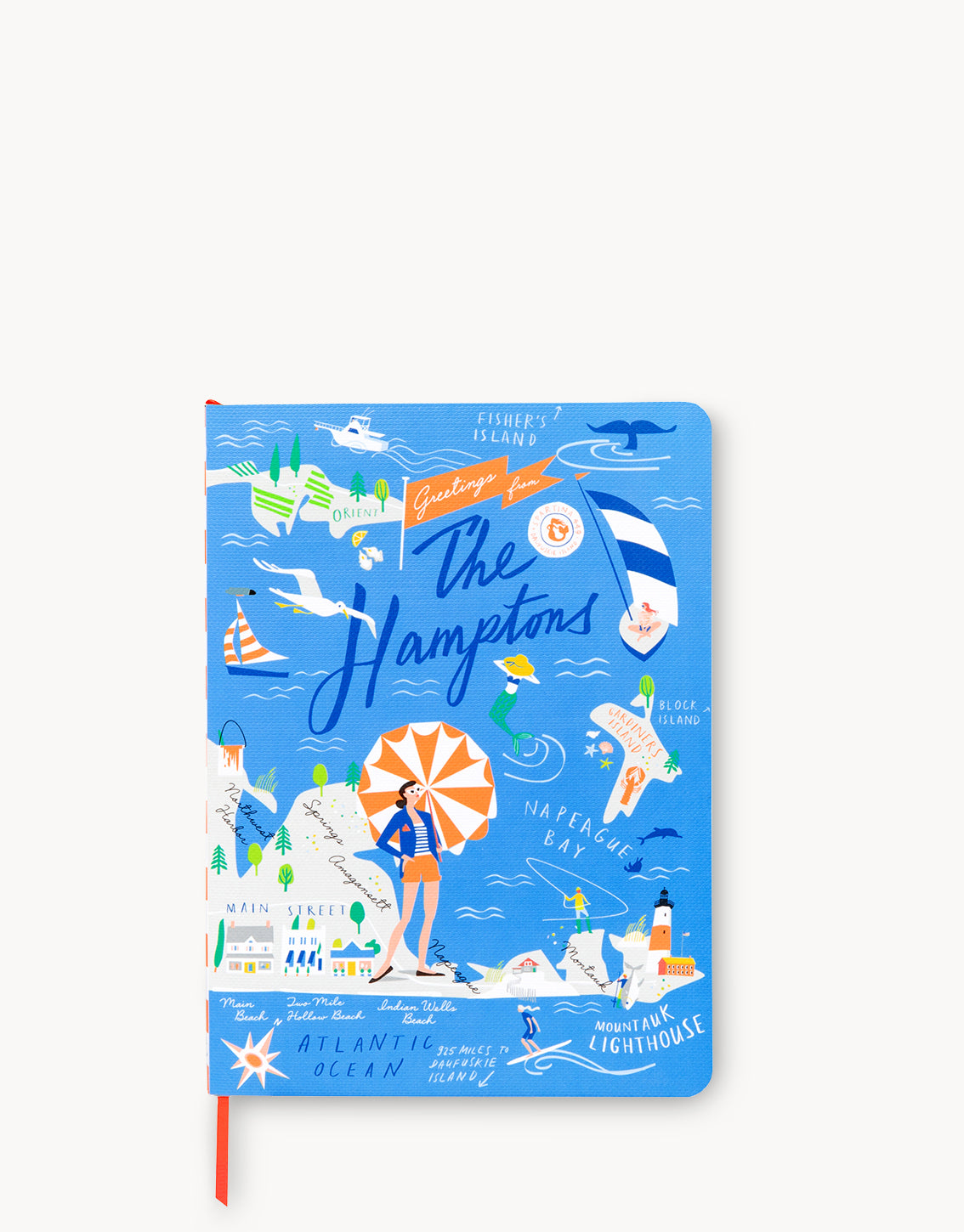 Ruled Notebook The Hamptons 5x7