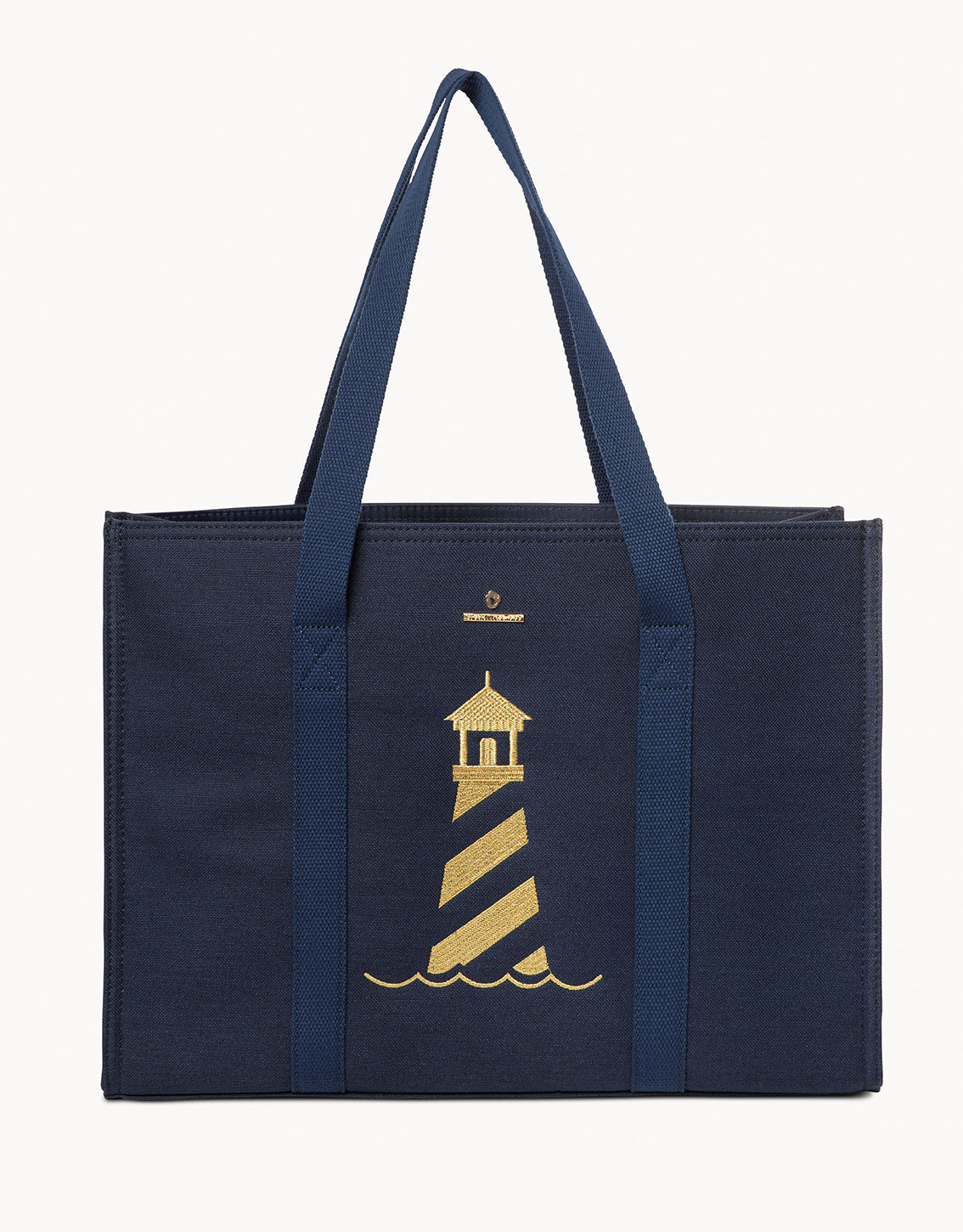 Navy Carry All Tote Lighthouse