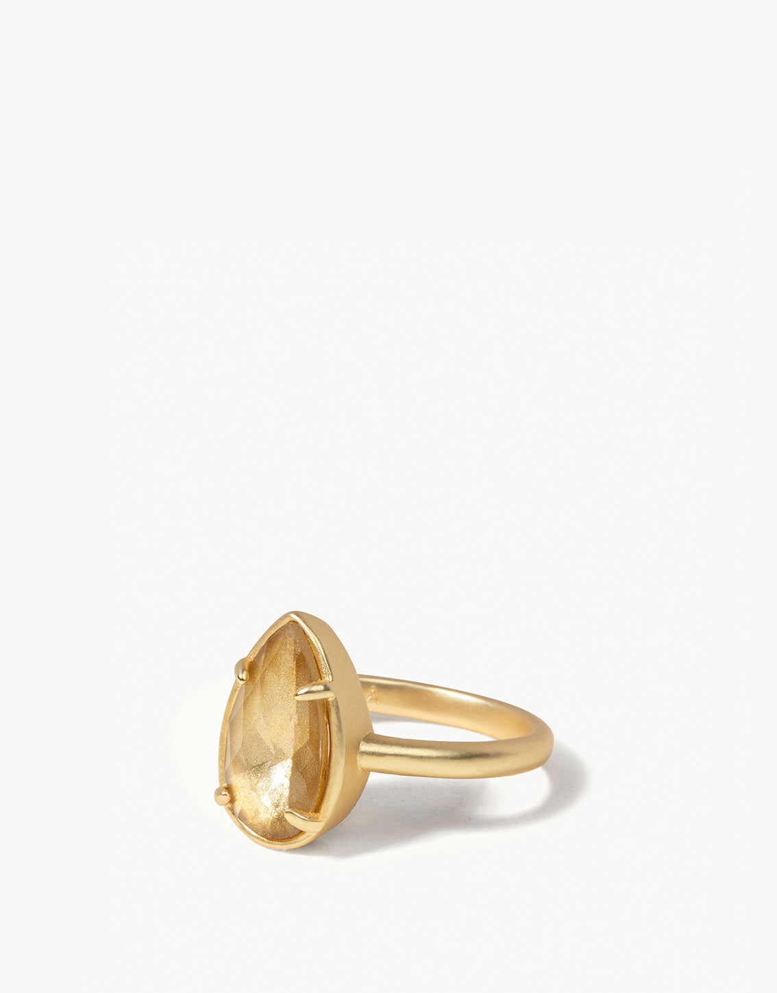 Mermaid Glass Dewdrop Ring