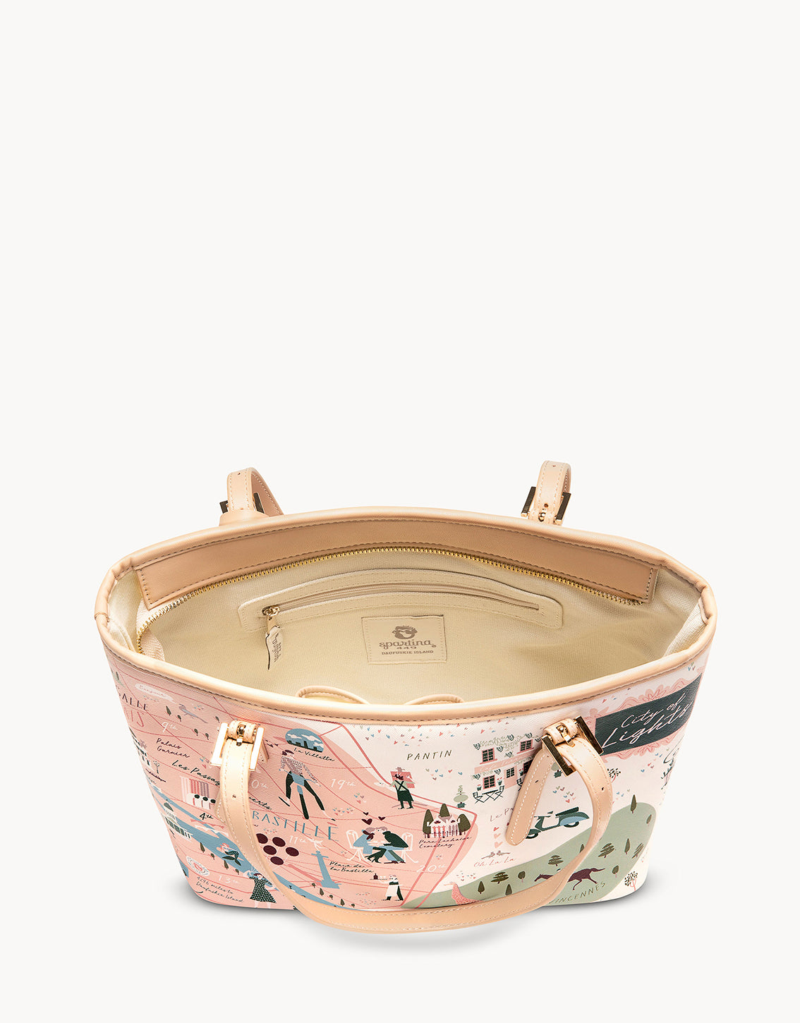 Paris Small Tote (w/ Zipper)