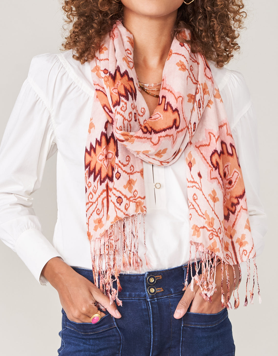 Scarf Linden Ikat