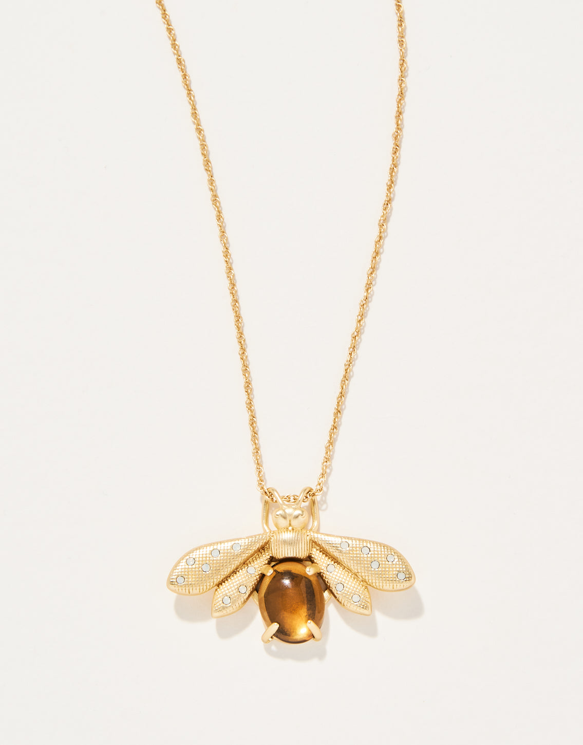 Honey Bee Slide Necklace Bronze