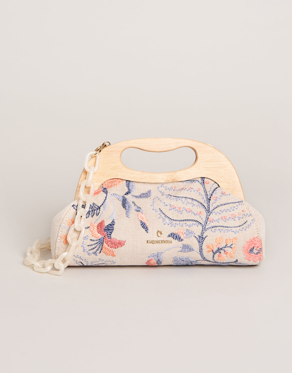 Bellinger Floral Branch Miranda Clutch