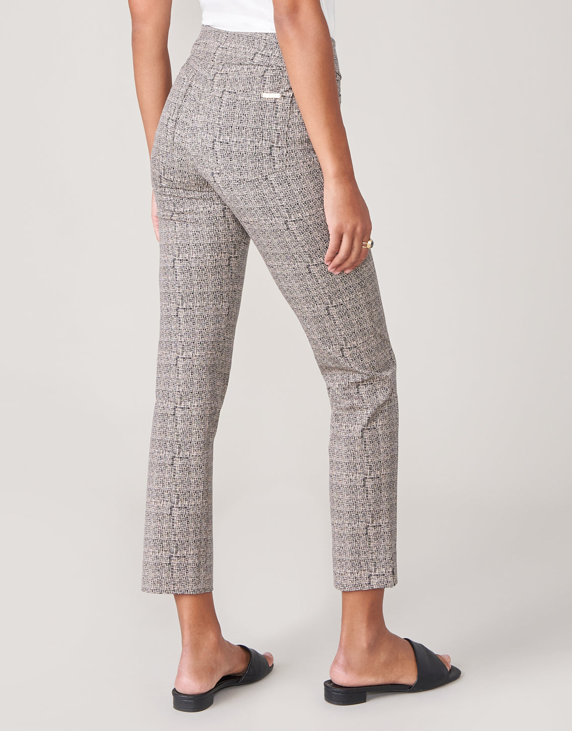 Maren Pull-On Pant Linden Crosshatch Gray