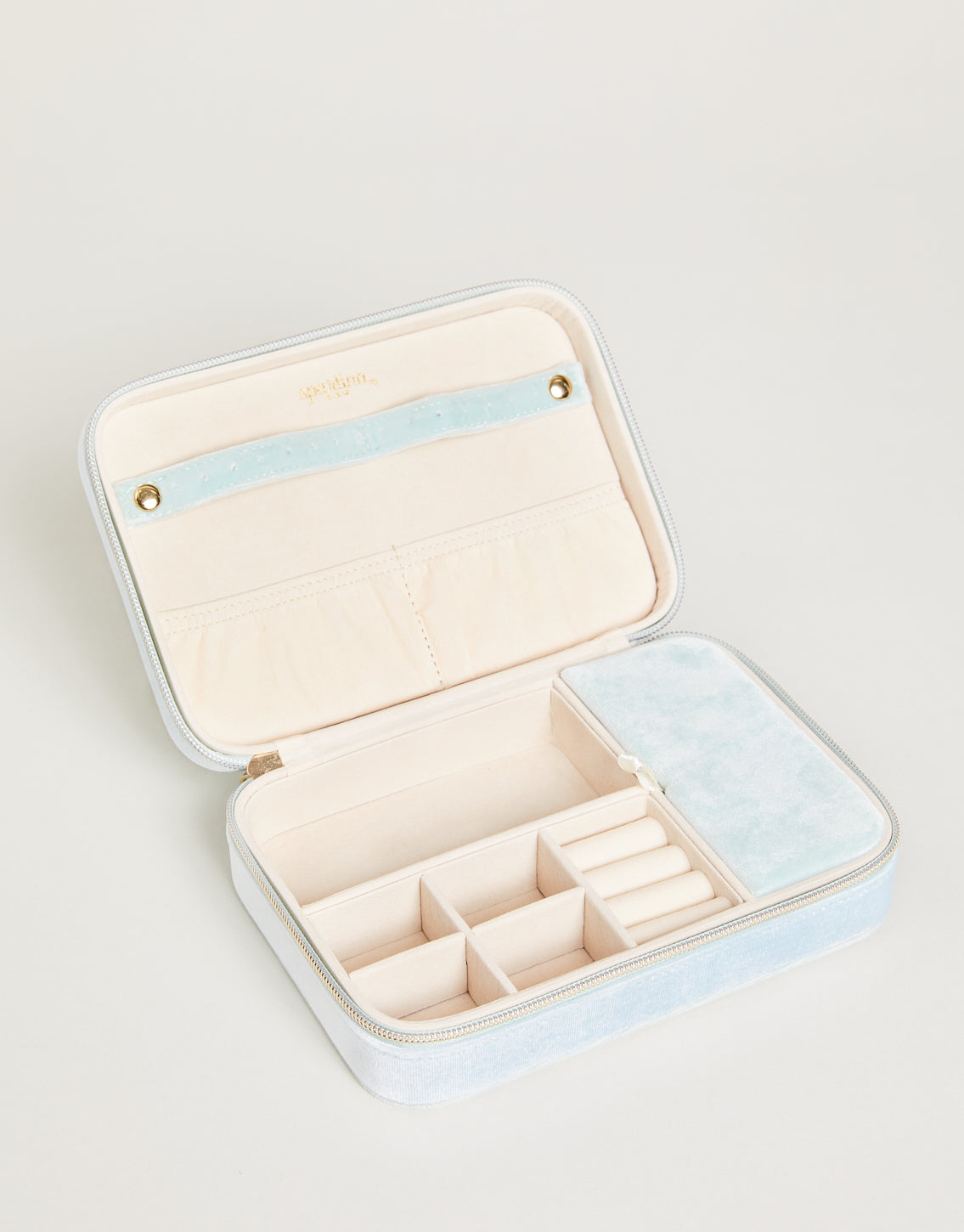Embroidered XL Jewelry Travel Case