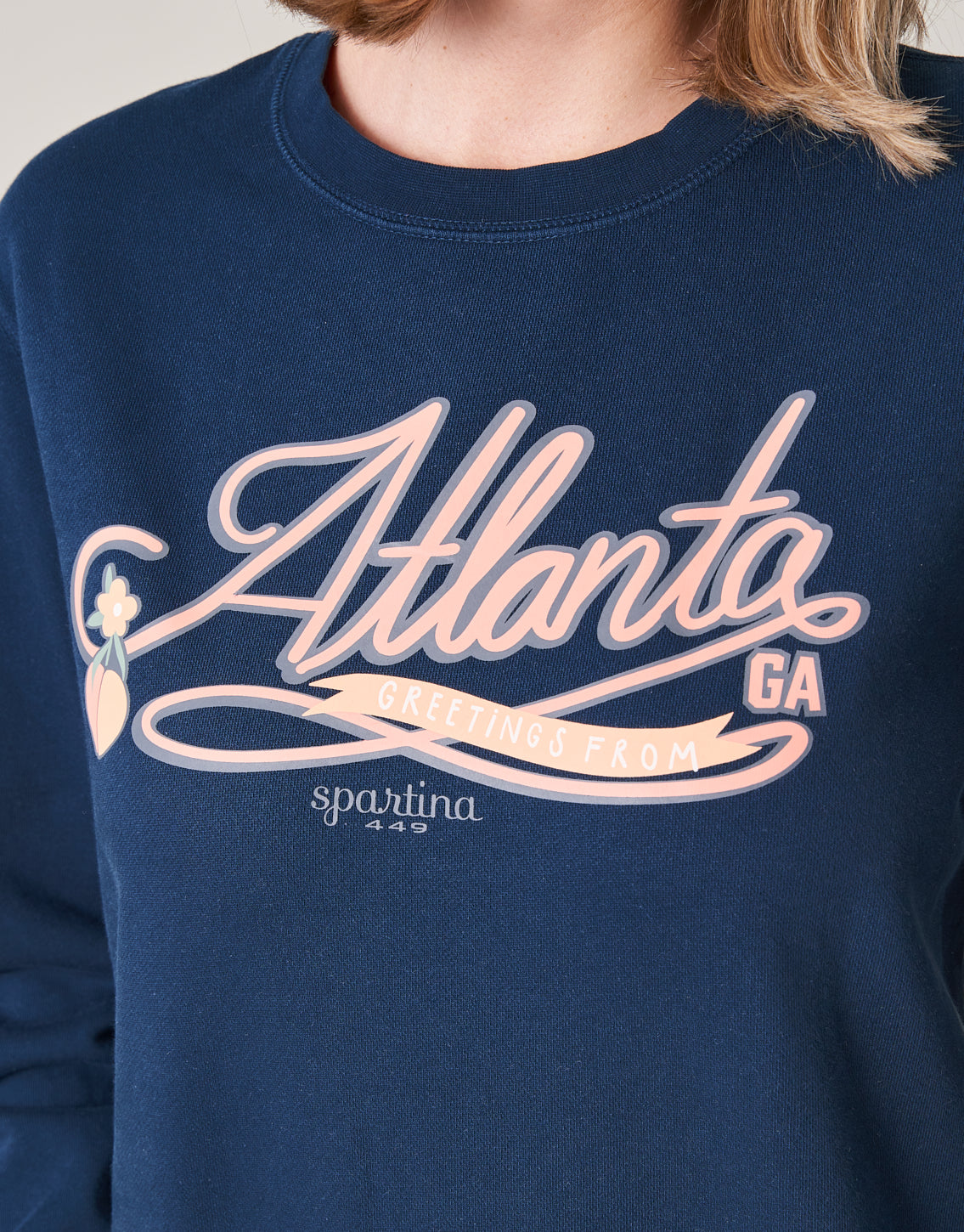 Atlanta Pullover Slate Blue