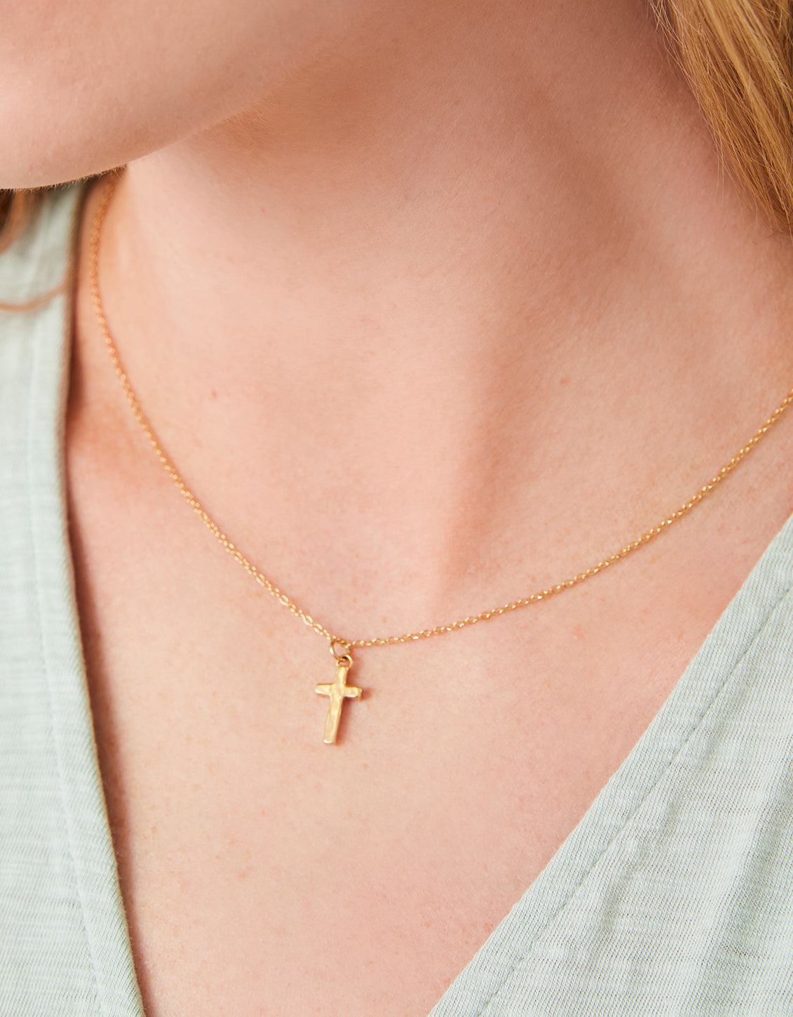 Cross Necklace 17''