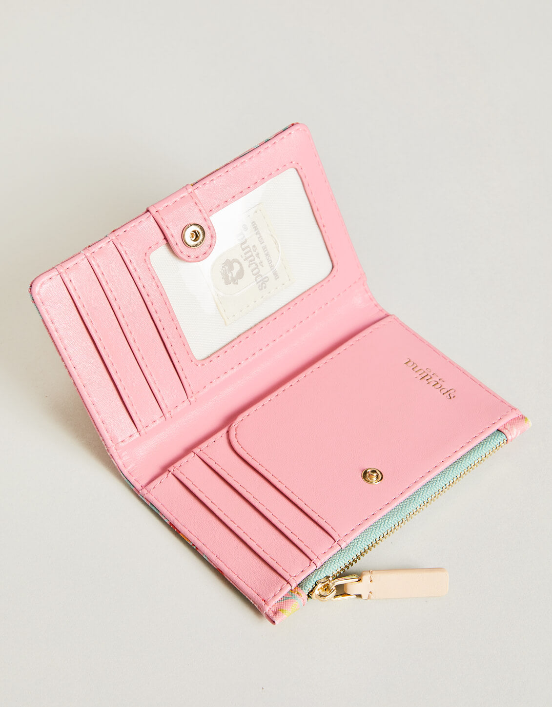 Fiona Snap Wallet Queenie Topiary Pink