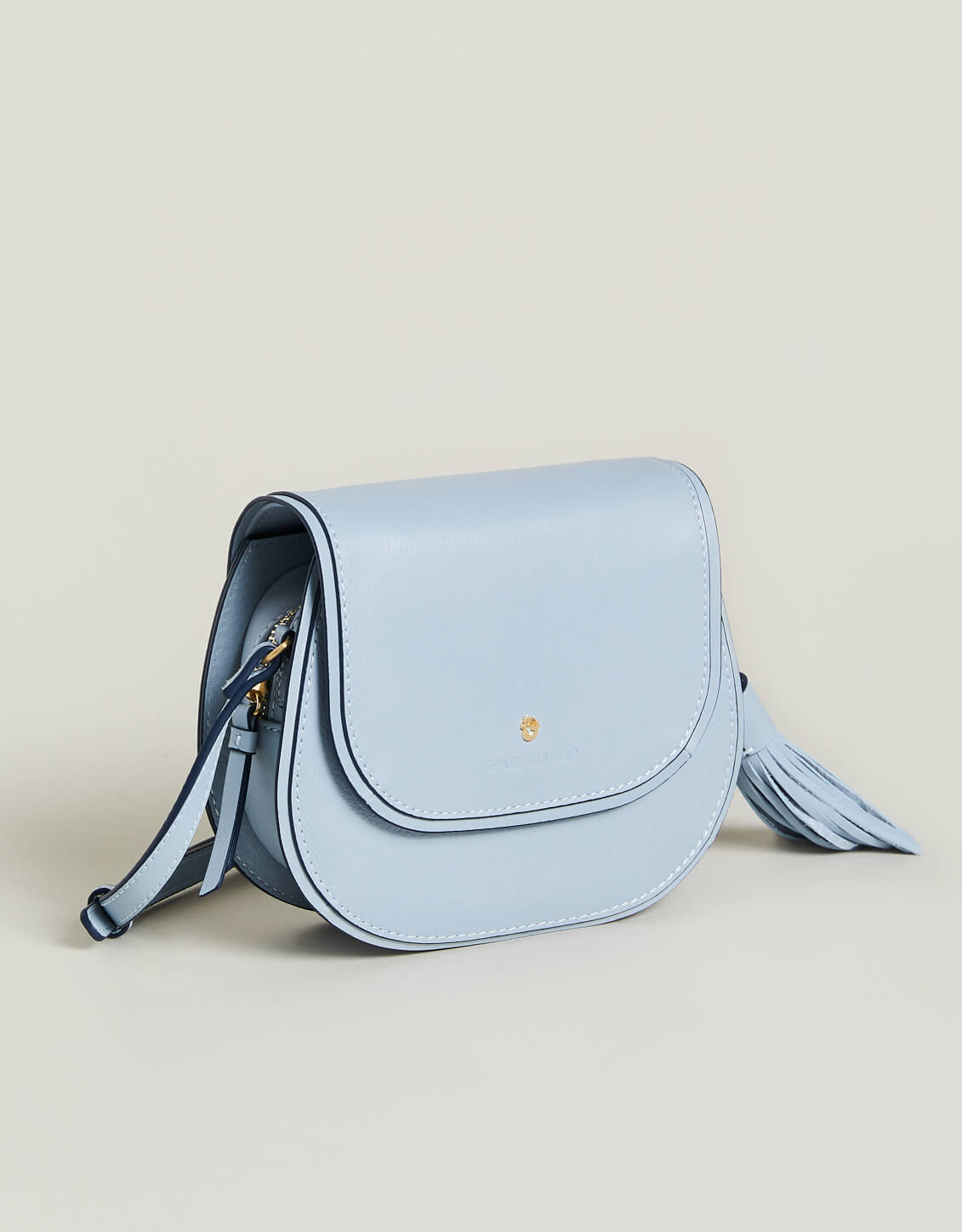 Siren Saddle Crossbody Blue Fog