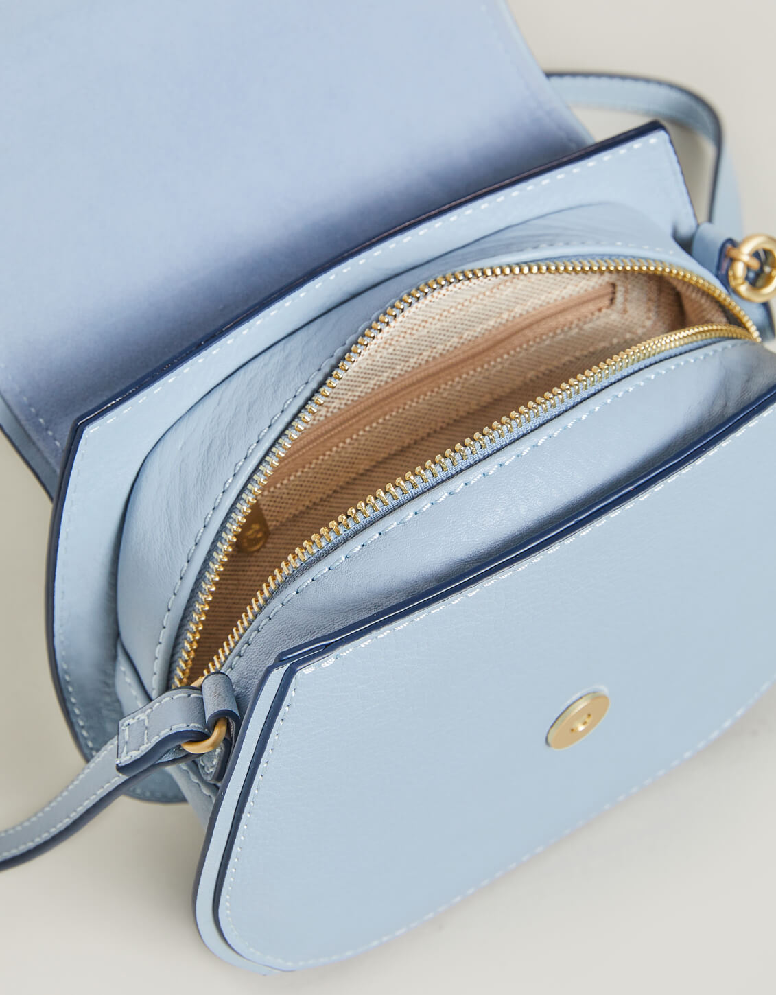 Siren Saddle Crossbody Blue Fog