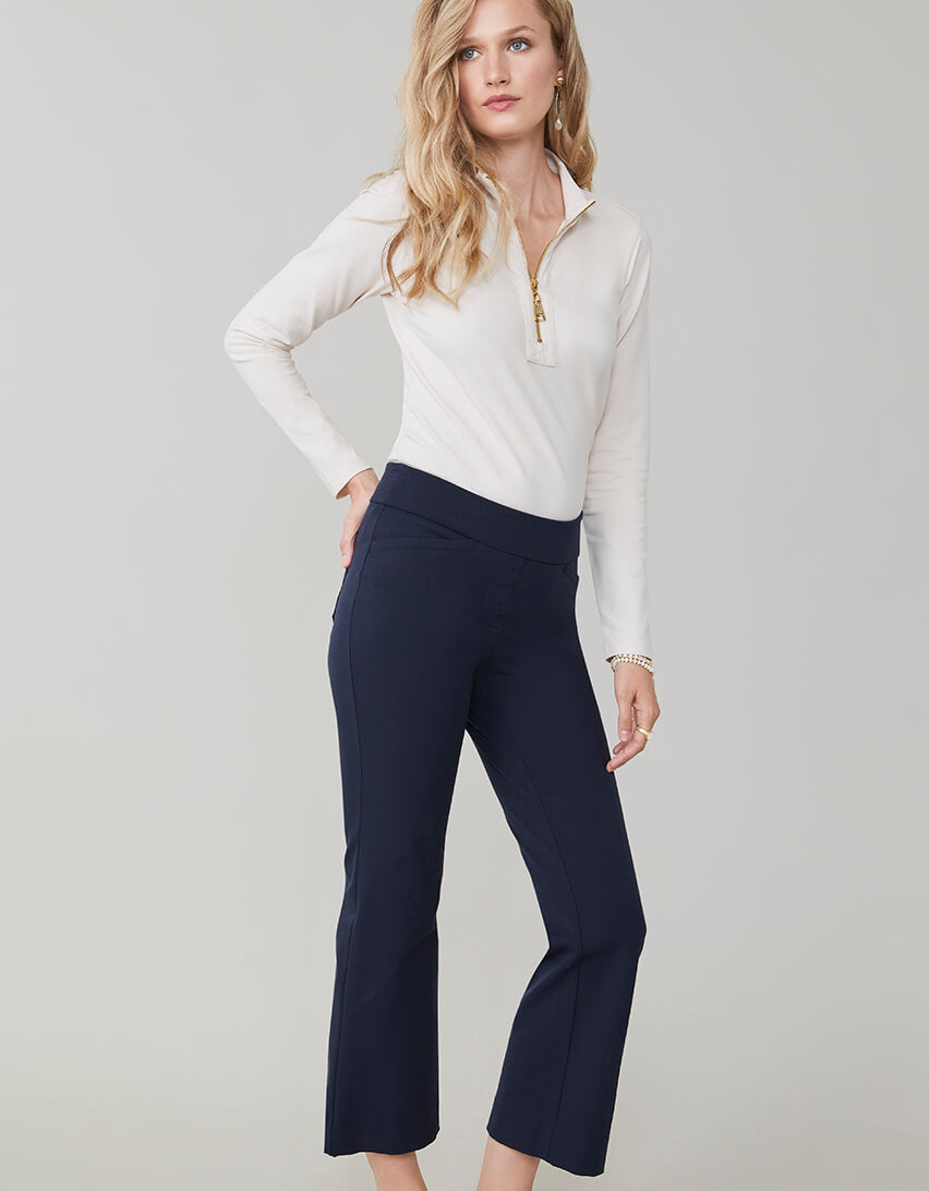 Maren Kick Flare Pant Slate Blue