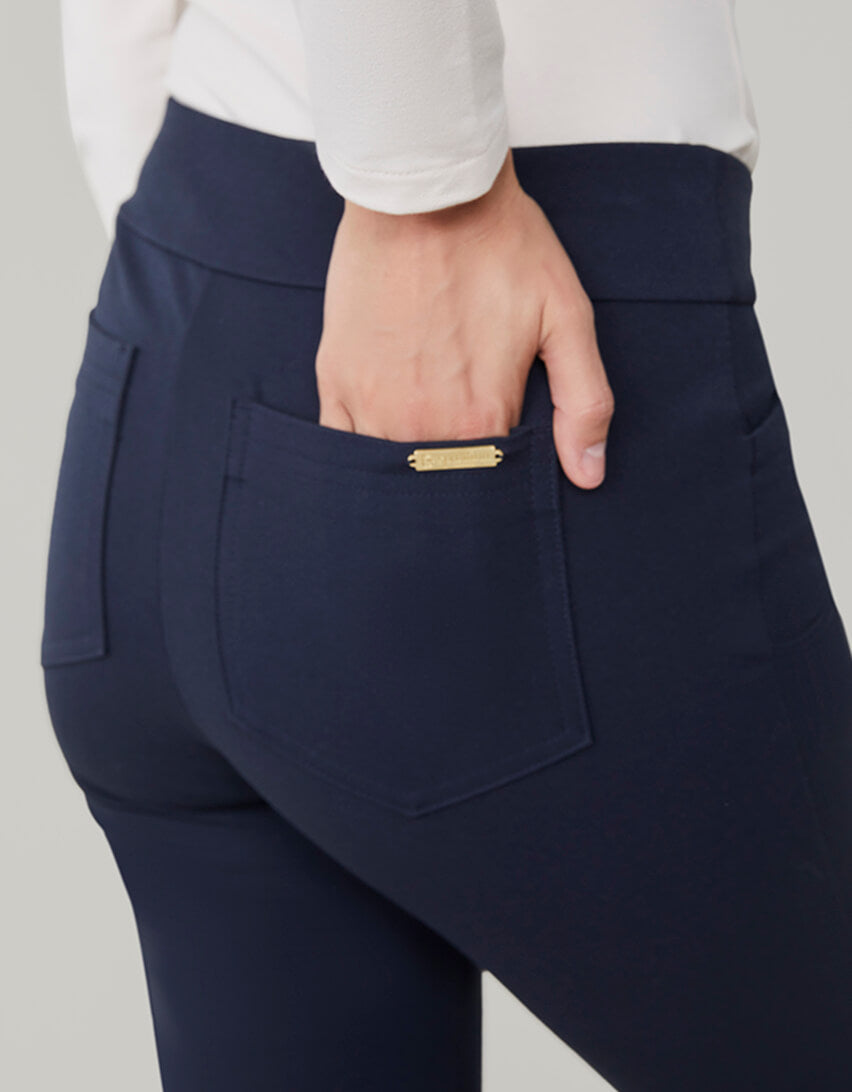 Maren Kick Flare Pant Slate Blue