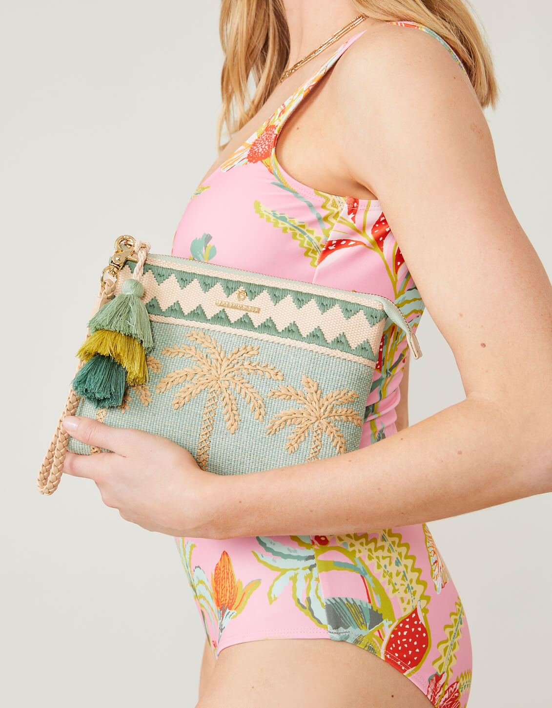 Cover X Spartina Tank Swimsuit Pink