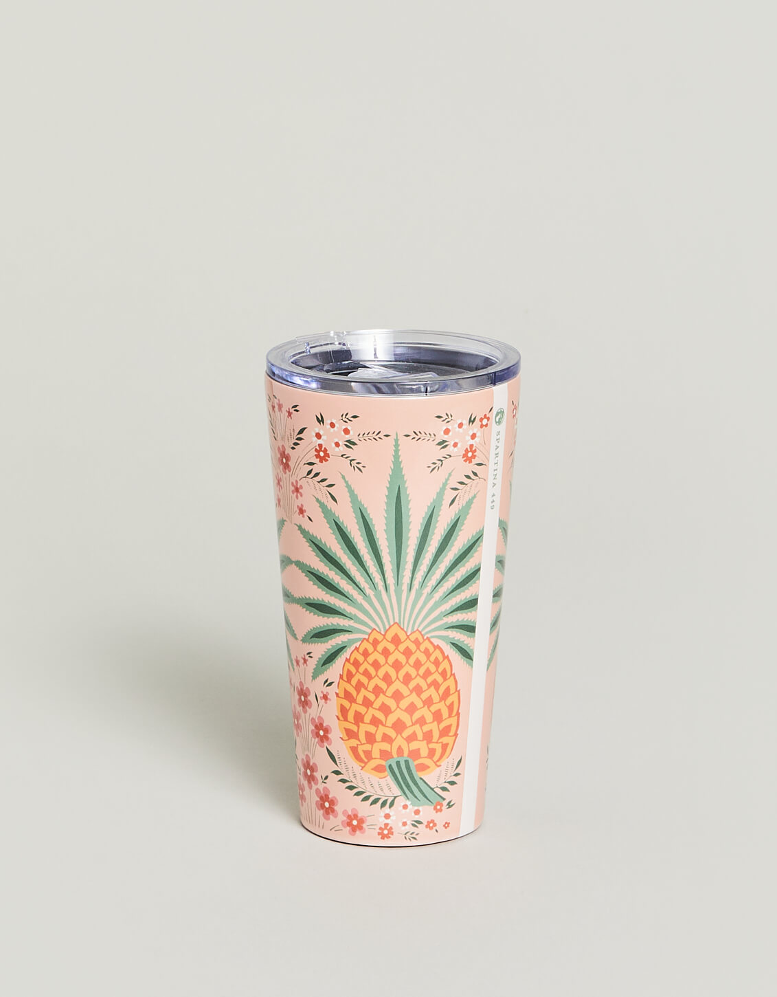 Stainless Steel Drink Tumbler 16 Oz. Alljoy Landing Pineapple