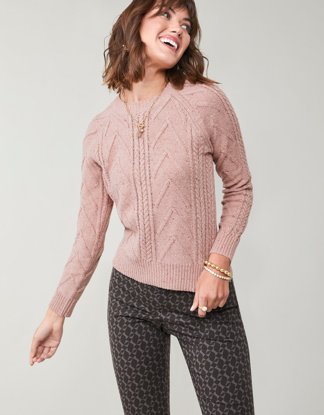 Maren Pull-On Pant Maritime Forest Geo