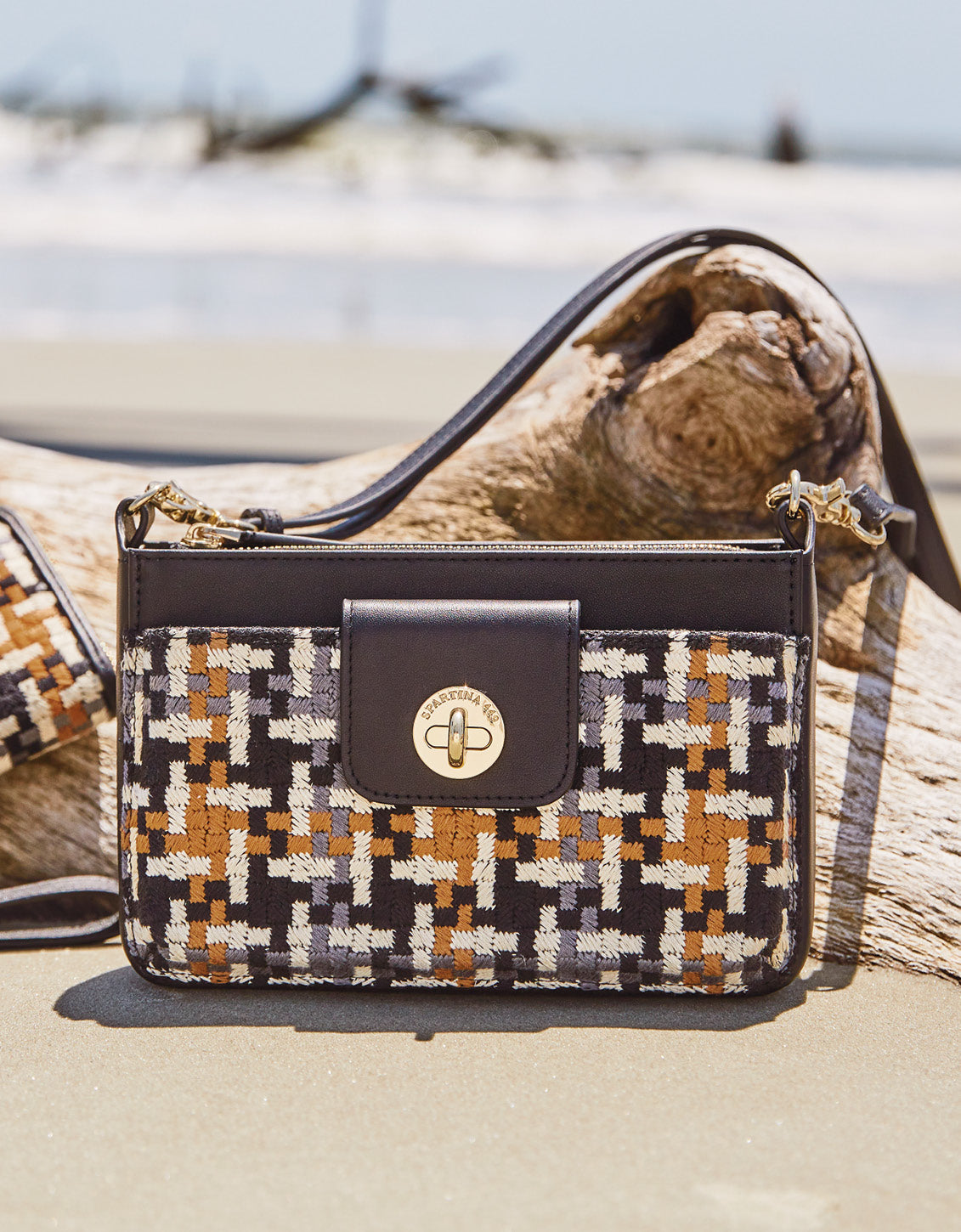 Ruth Phone Crossbody Harbor River Plaid