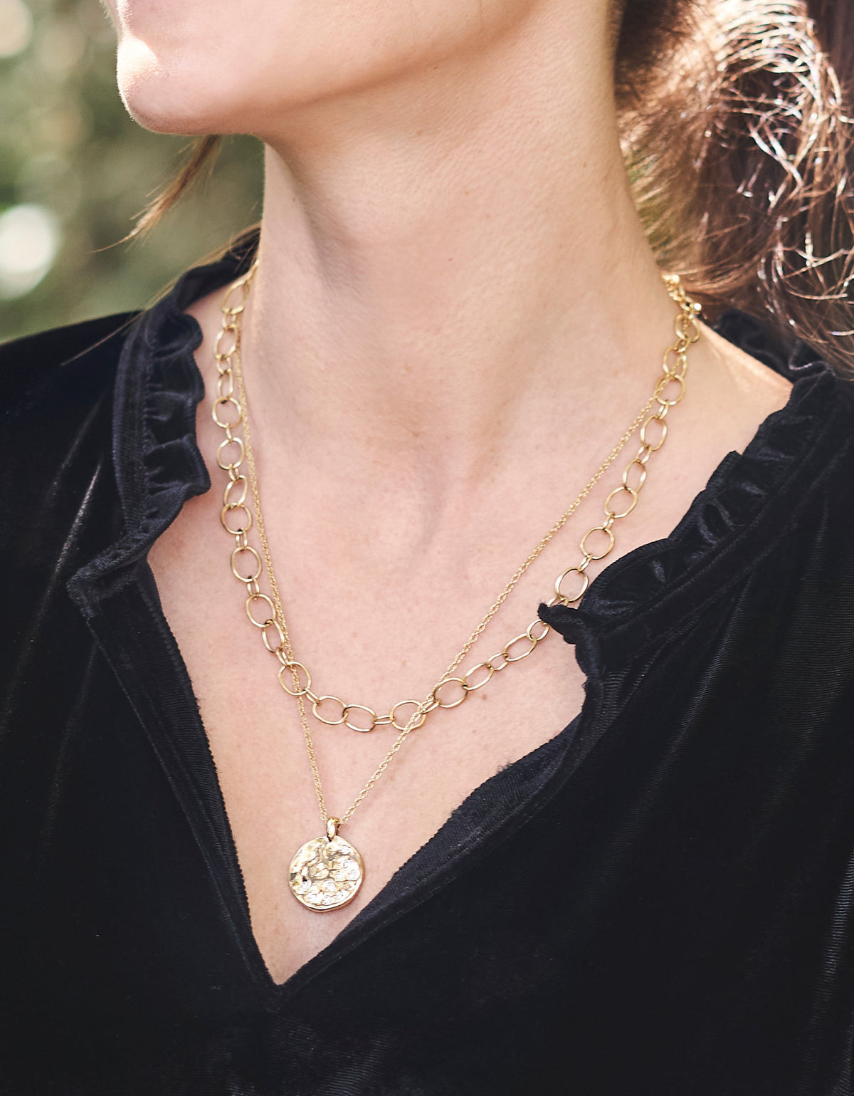 Twilight Necklace Crystal 18"