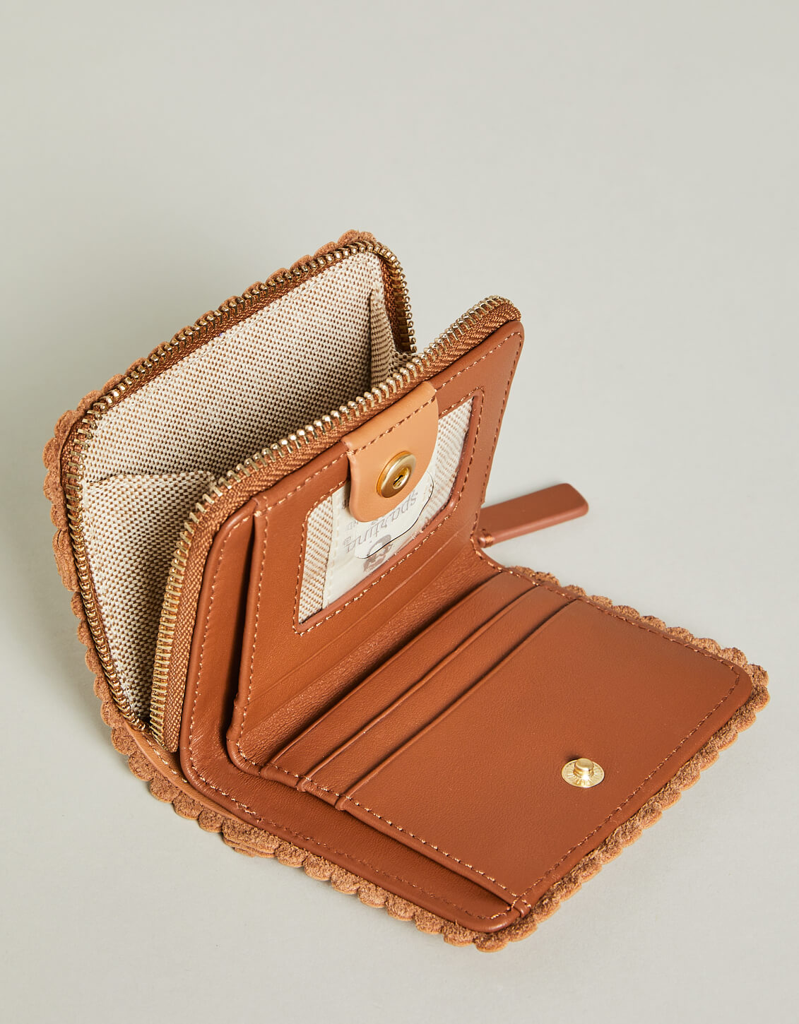 Mini Wallet Pecan/Almond