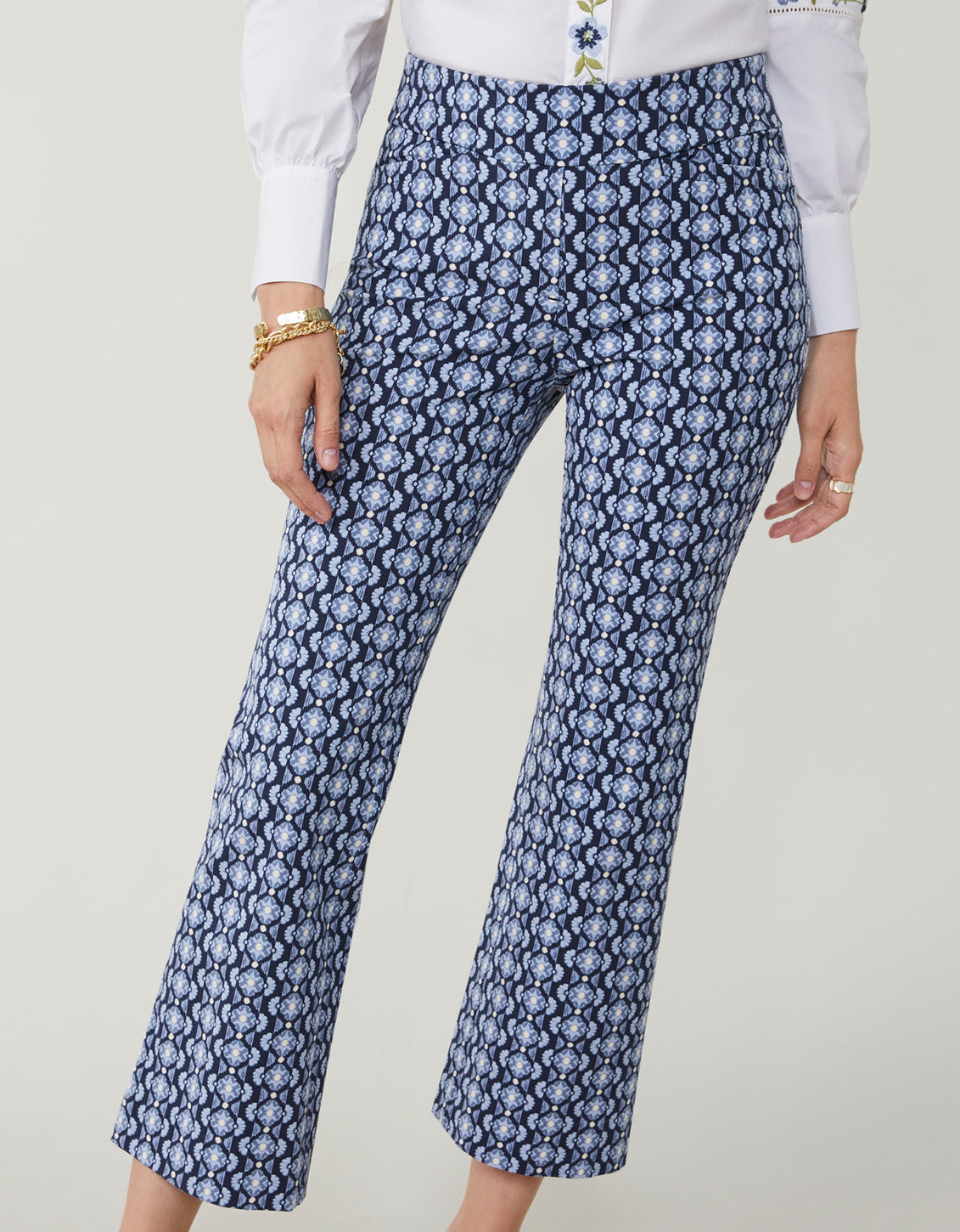 Maren Kick Flare Pant Marsh Boardwalk Ikat Geo