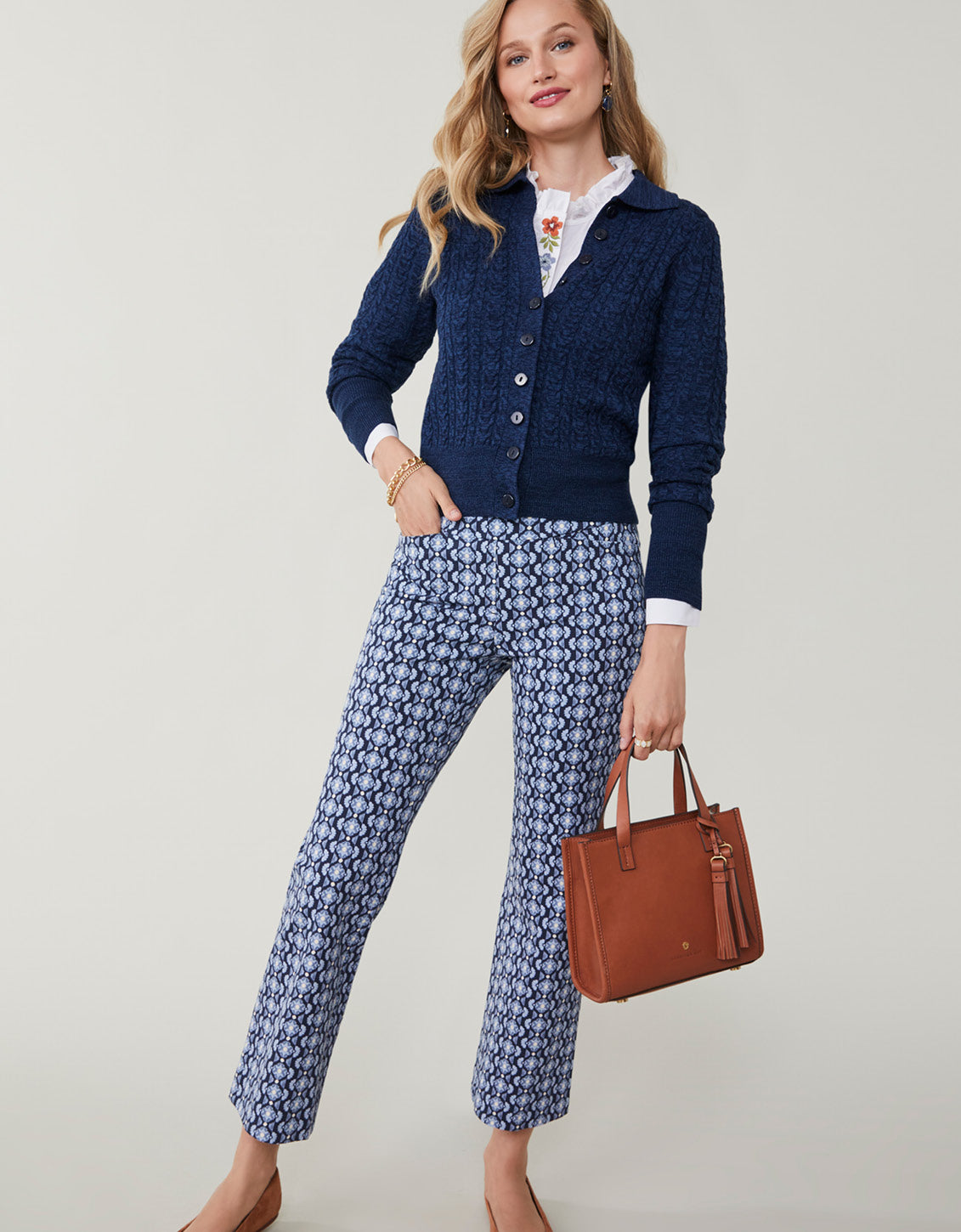 Maren Kick Flare Pant Marsh Boardwalk Ikat Geo