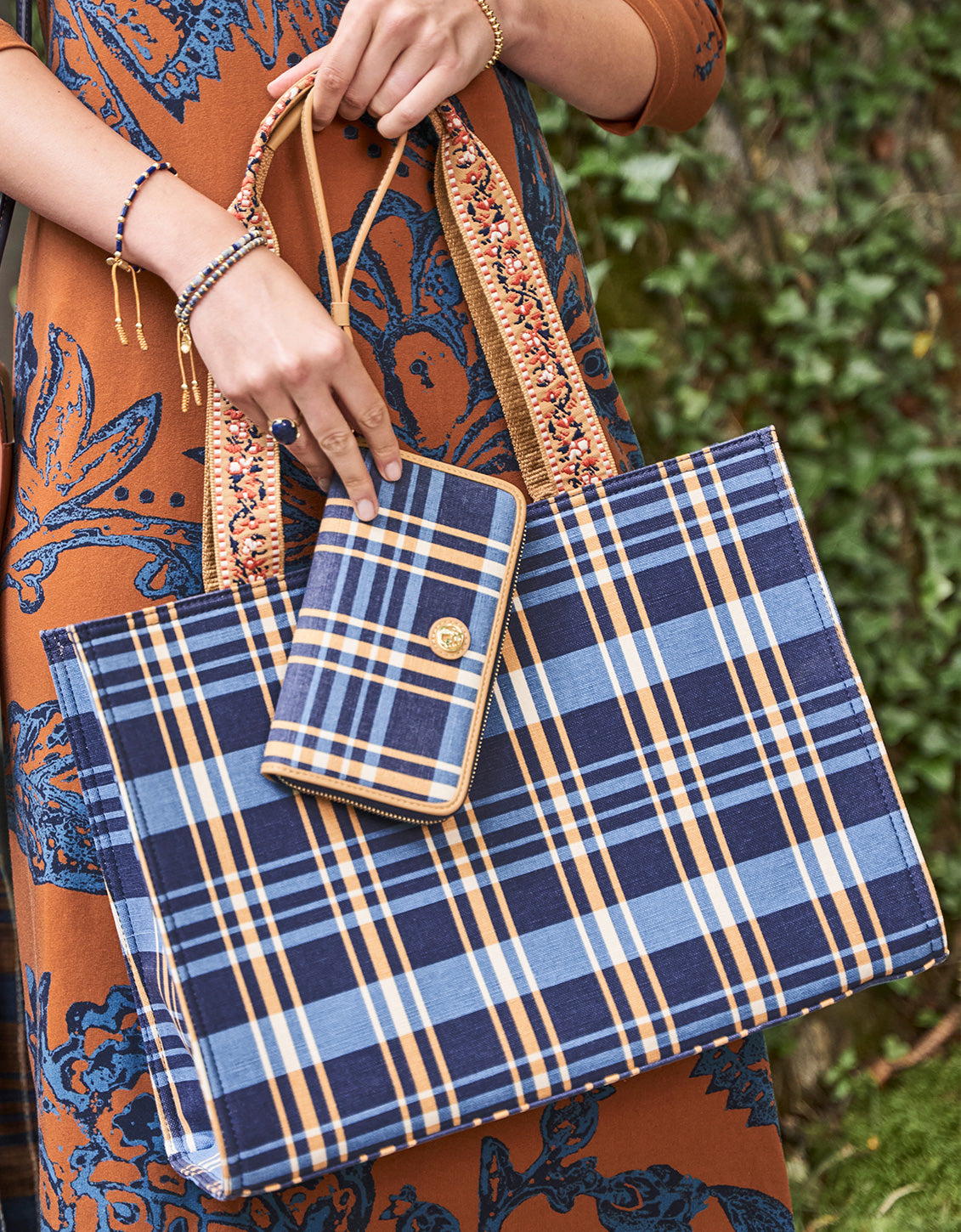 449 Wallet Kalalanta Plaid Navy
