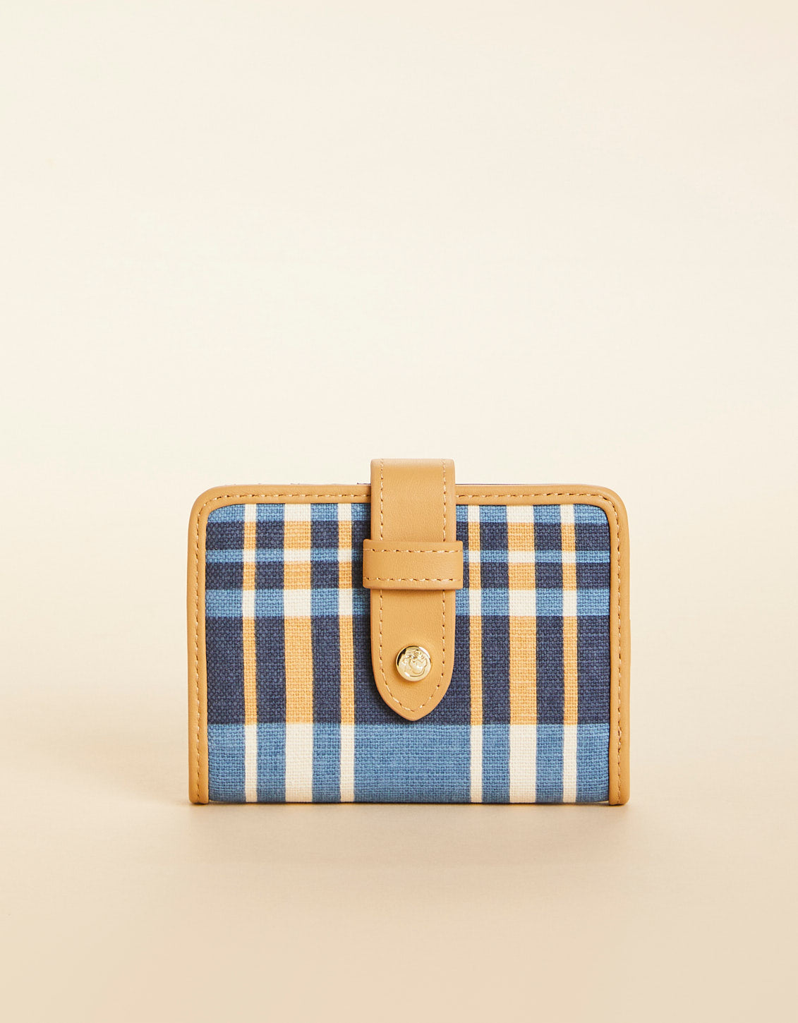 League Mini Wallet Kalalanta Plaid Navy