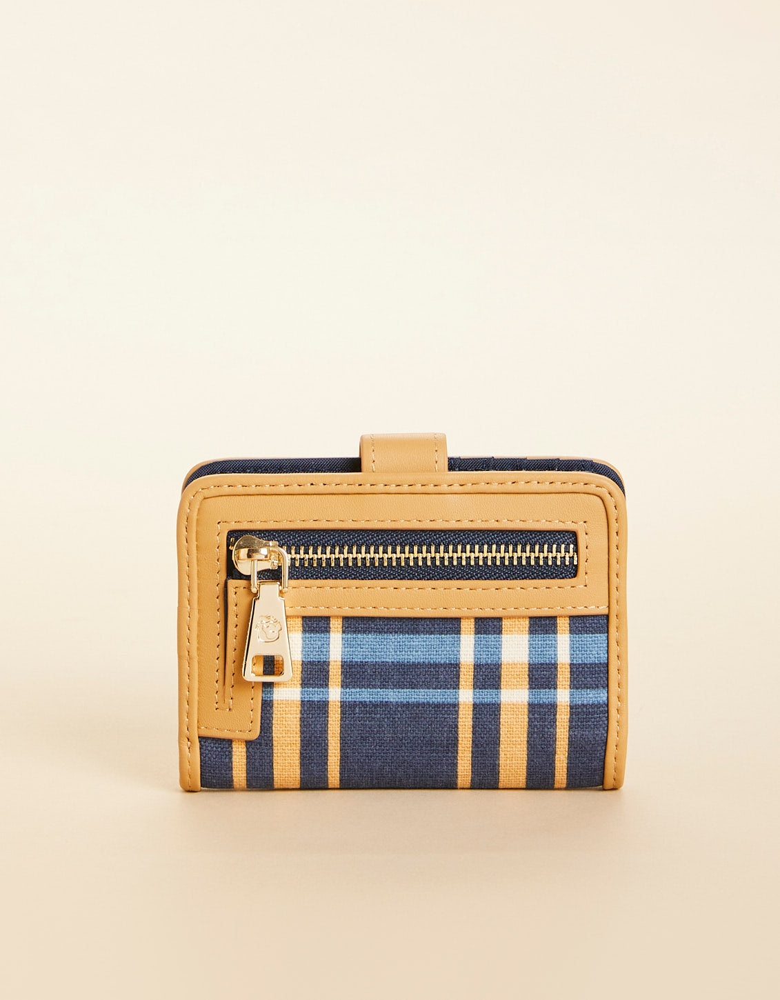 League Mini Wallet Kalalanta Plaid Navy