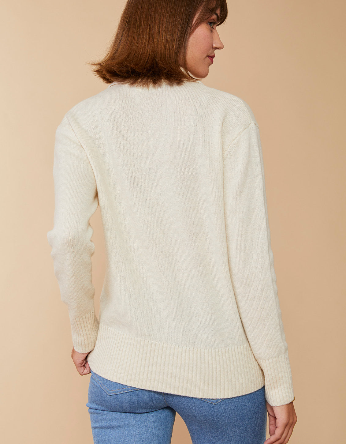 Goldie Zip Cardigan Almond Heather