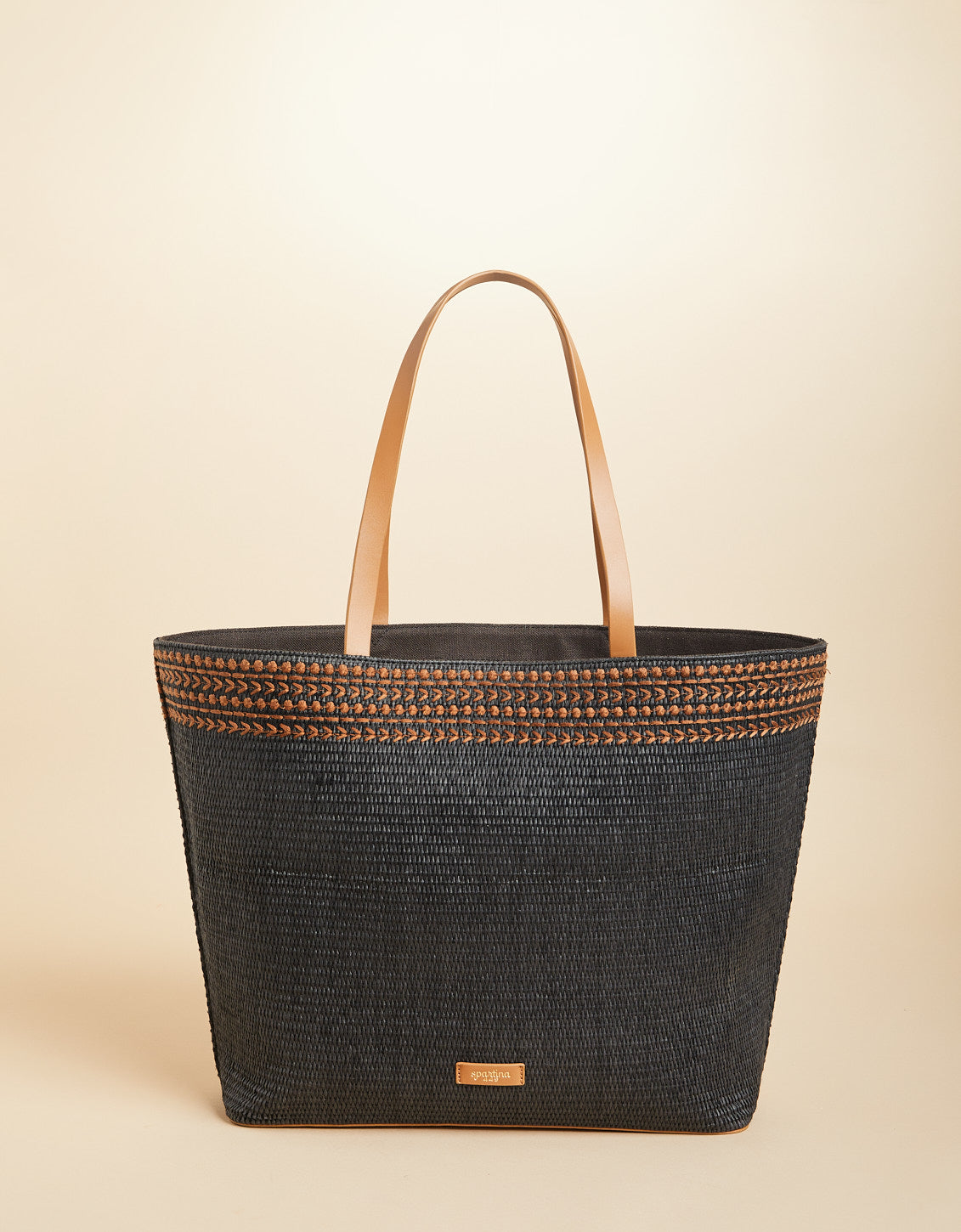 Beach Tote Raffia Palms