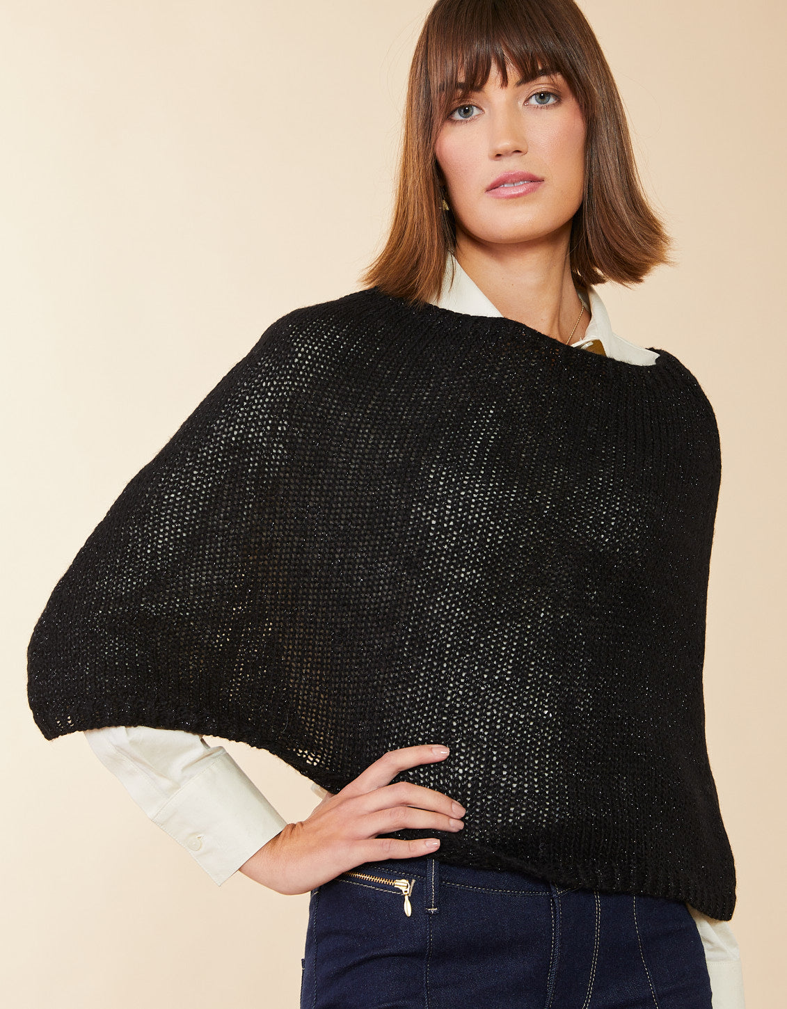 Infinity Wrap Black Lurex
