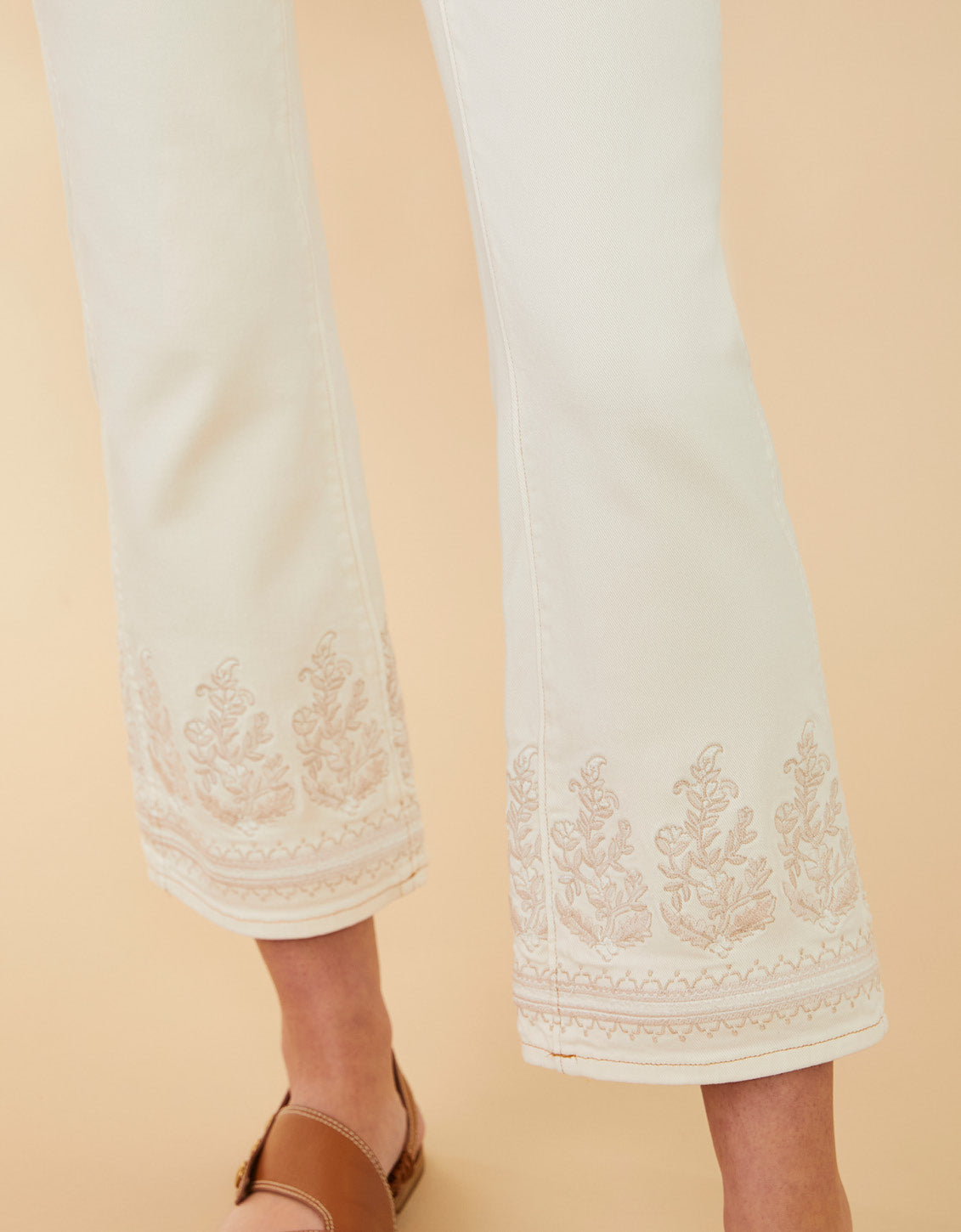 Rowen Kick Flare Jean Buttercream