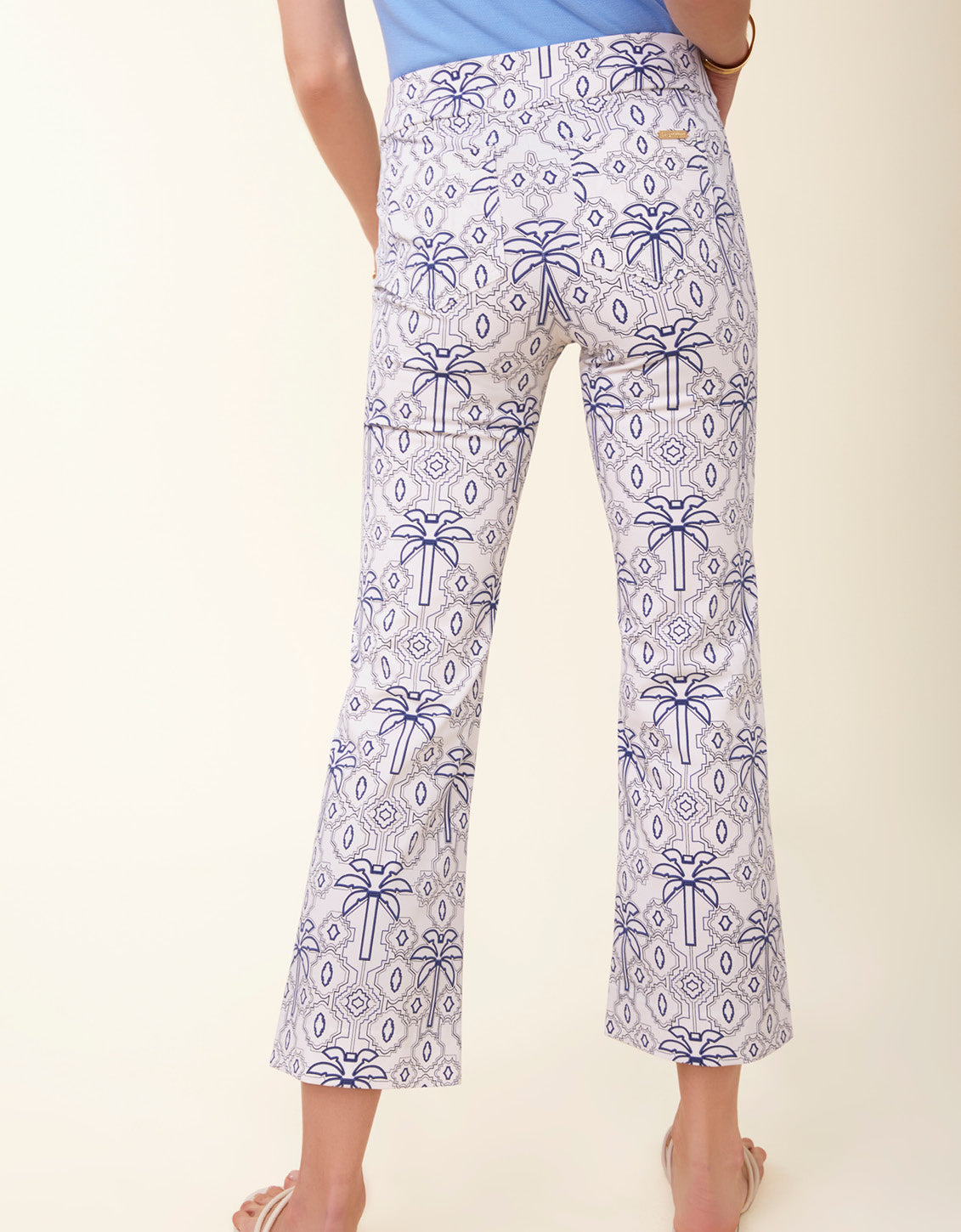 Maren Kick Flare Pant Ogeechee Palm Geo Small