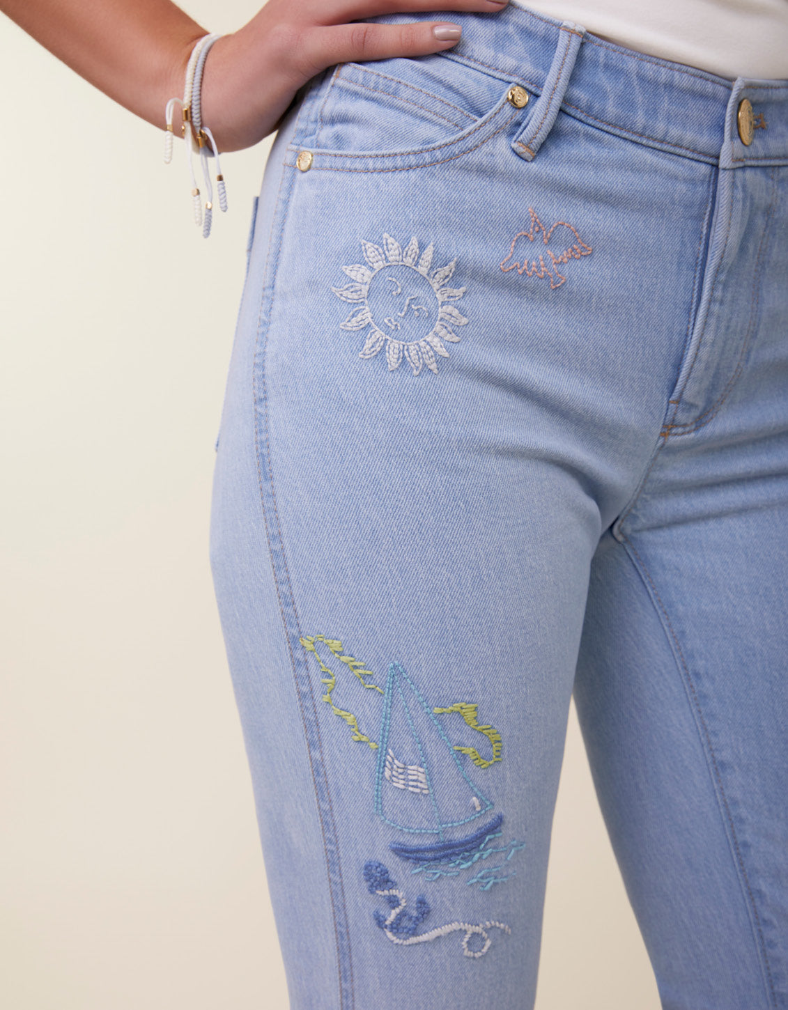 Rowen Kick Flare Jean Overboard Wash