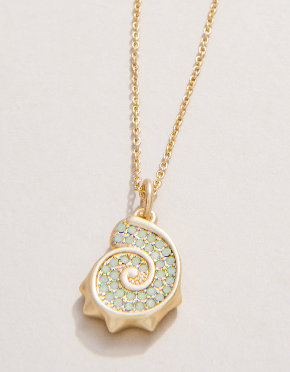 Nautilus Necklace 17" Sea Foam