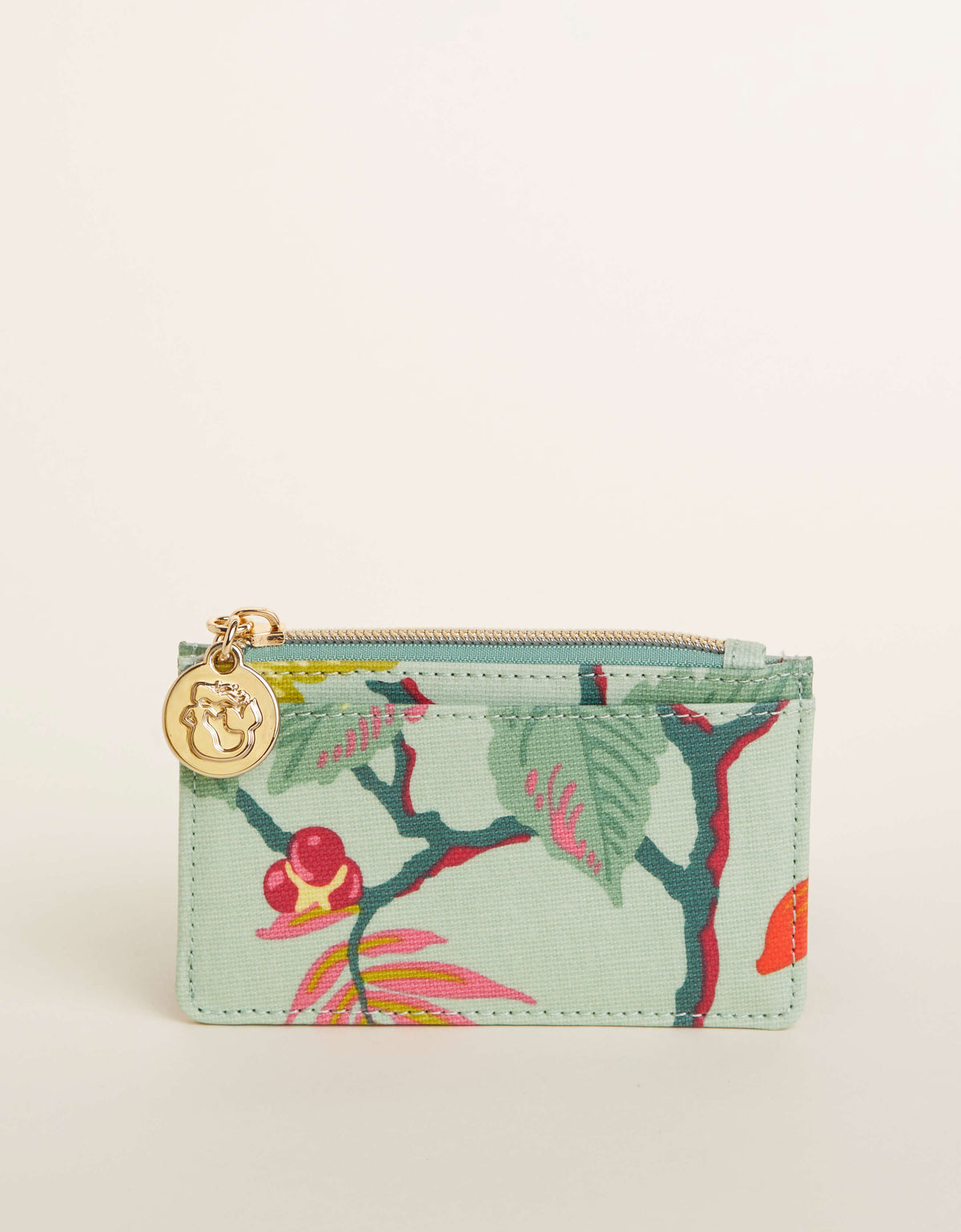 Zip Card Holder Richmond Hill Sea Foam