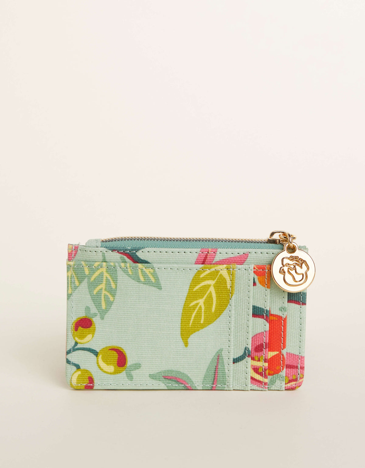 Zip Card Holder Richmond Hill Sea Foam