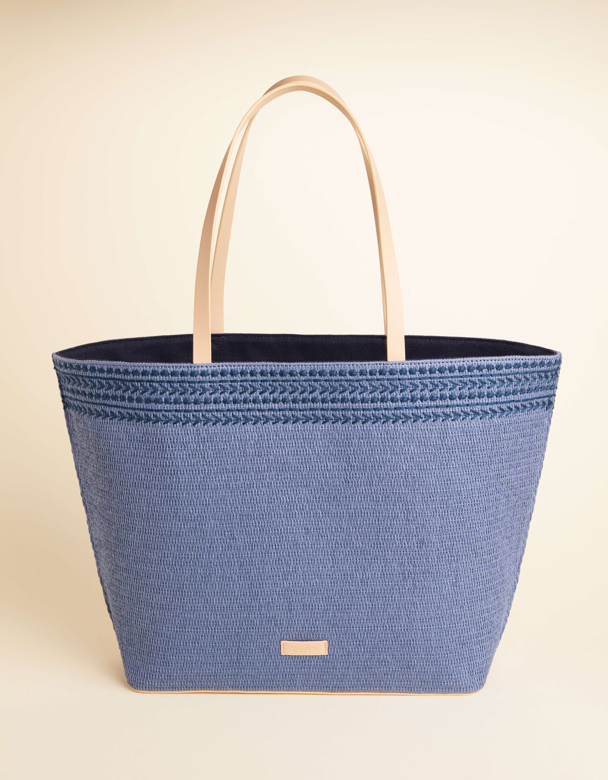 Beach Tote Ogeechee Blue Palm