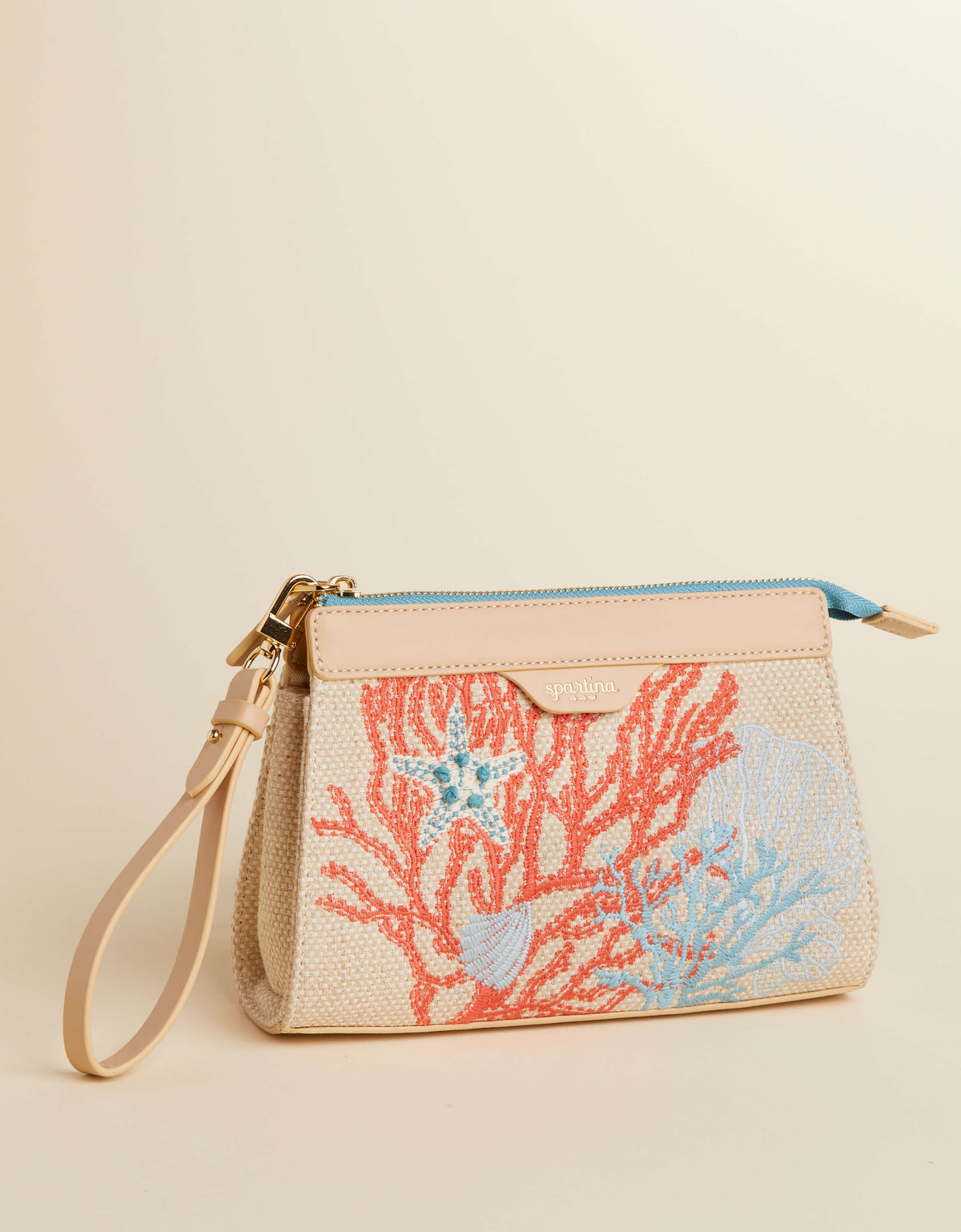 Annie Crossbody Wristlet Ogeechee Sea Life Coral