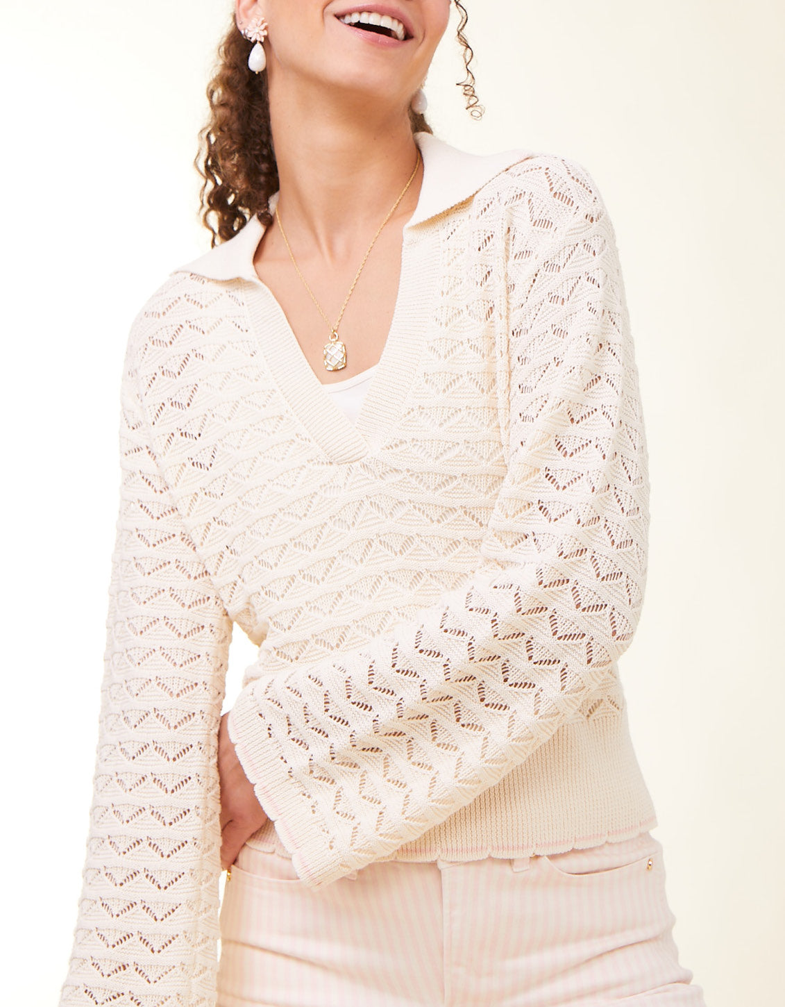 Sascha Sweater Antique White
