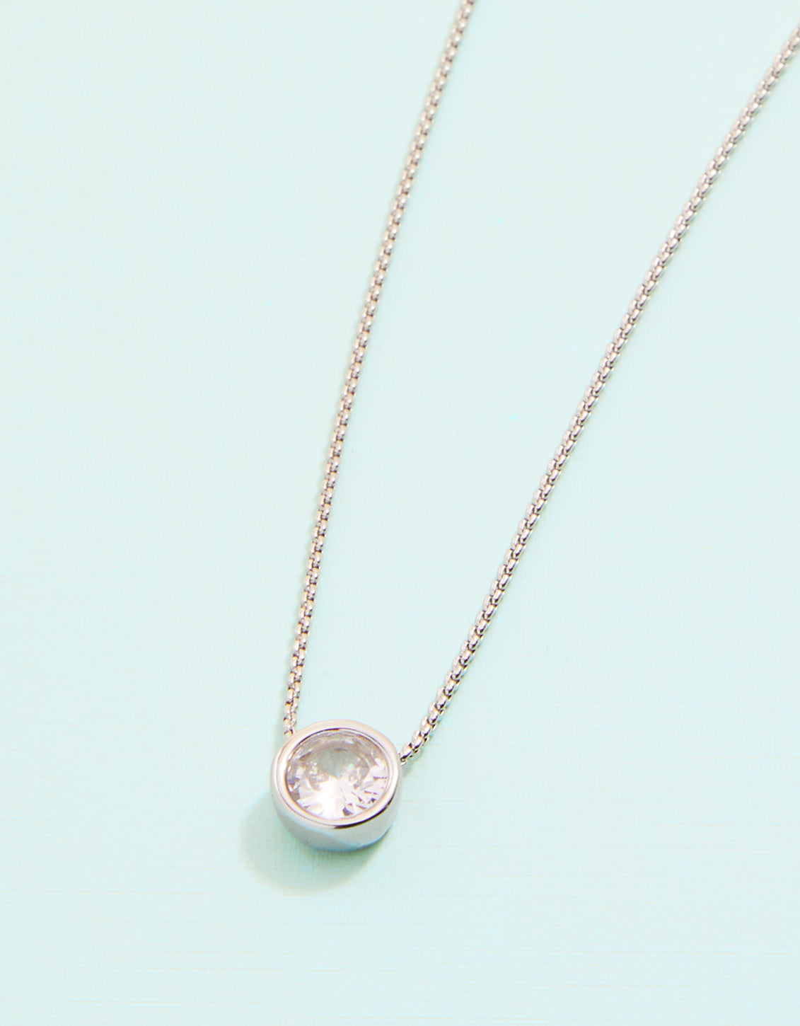 Lighthouse Necklace Cubic Zirconia 18''