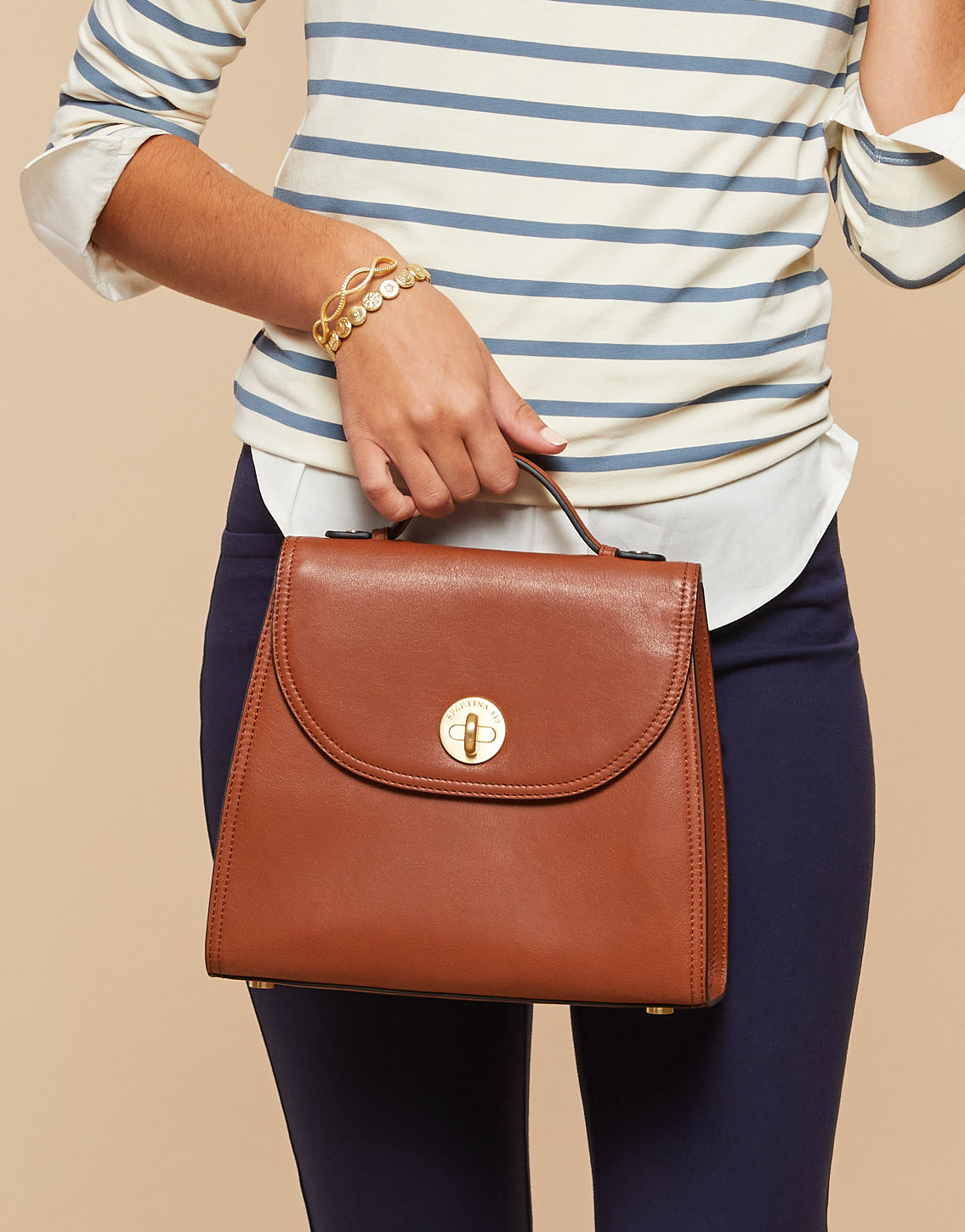 Saddle Brown Siren Vintage Satchel