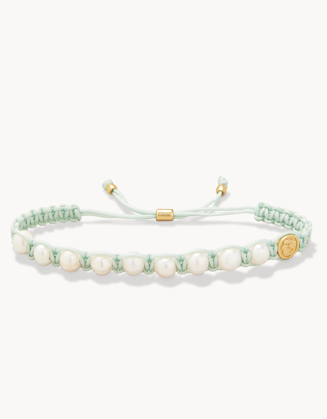 Friendship Bracelet Sea Foam/Pearl