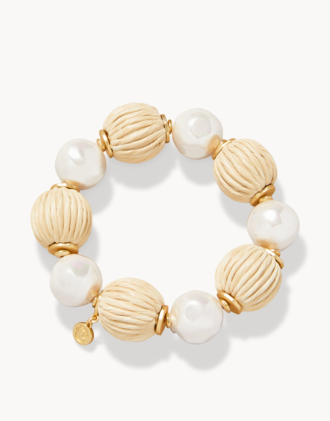 Bahia Stretch Bracelet Pearl/Natural