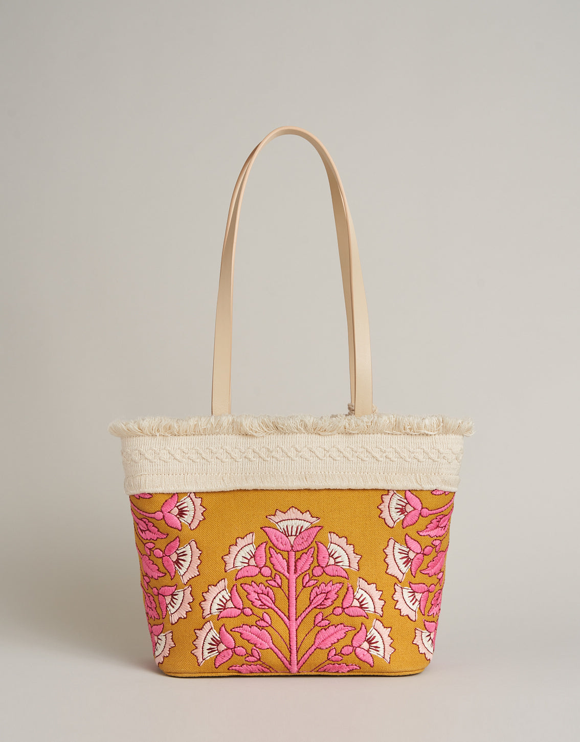 Freeport Tote Pepper Hall Woodblock Floral
