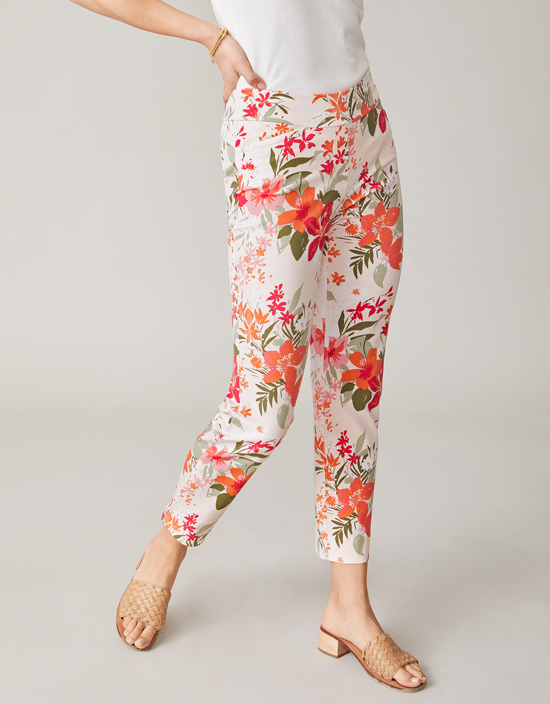 Maren Pull-On Pant Alljoy Landing Tropical Floral