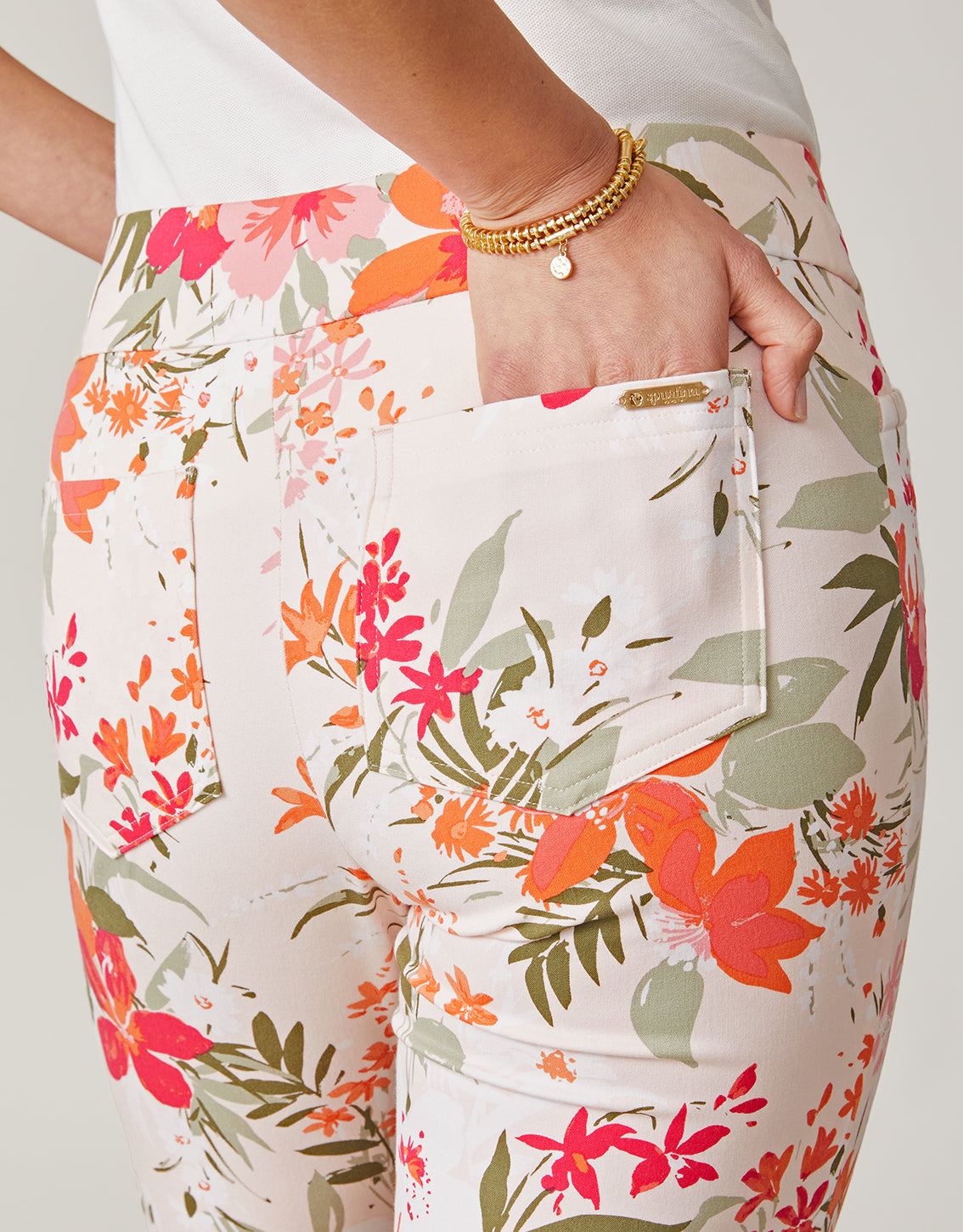 Maren Pull-On Pant Alljoy Landing Tropical Floral
