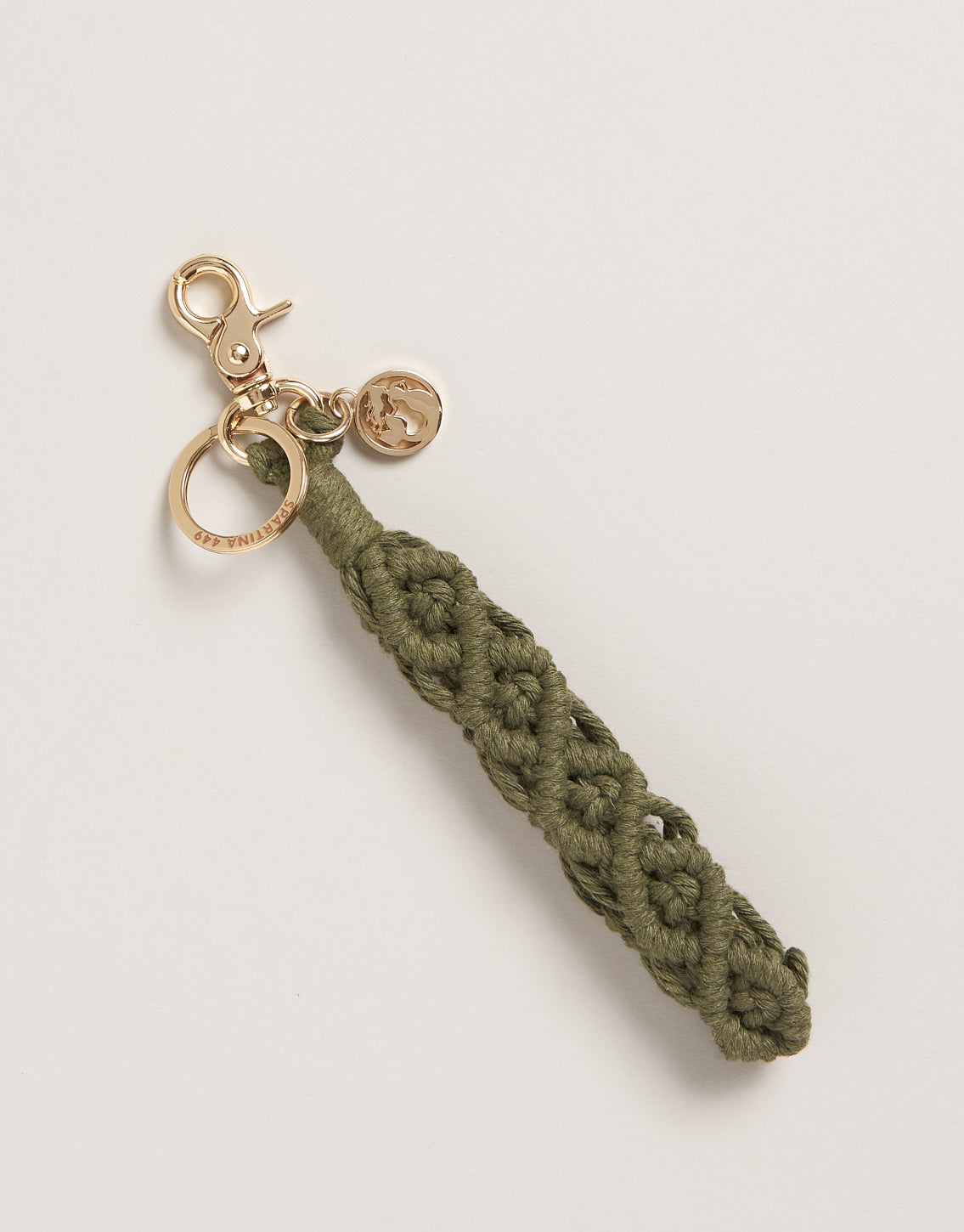Macrame Wristlet Keychain