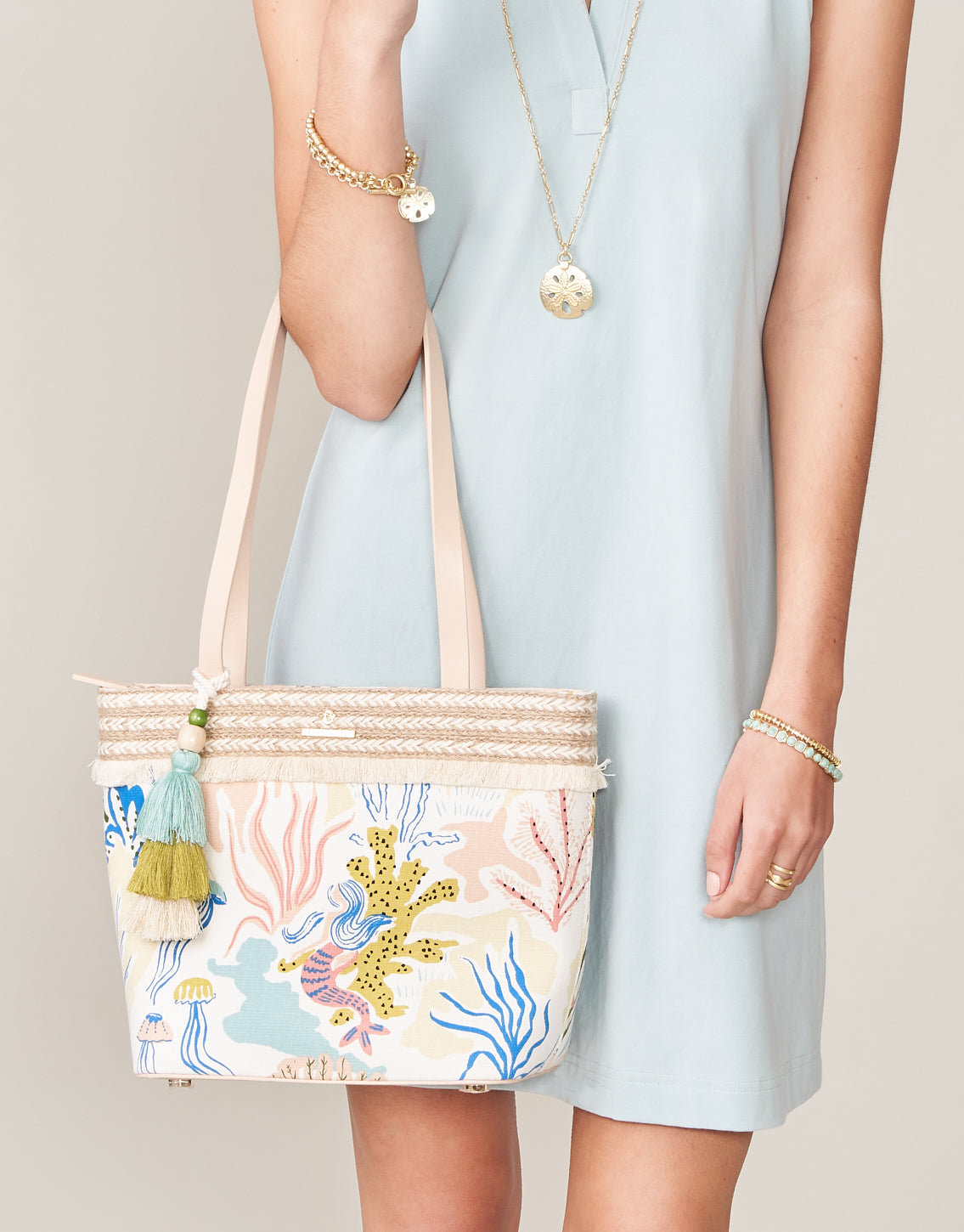 Freeport Tote Mermaid Sea