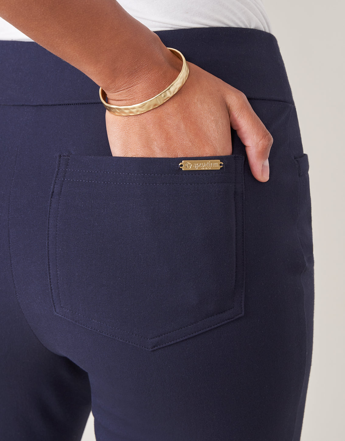 Maren Pull-On Pant Slate Blue